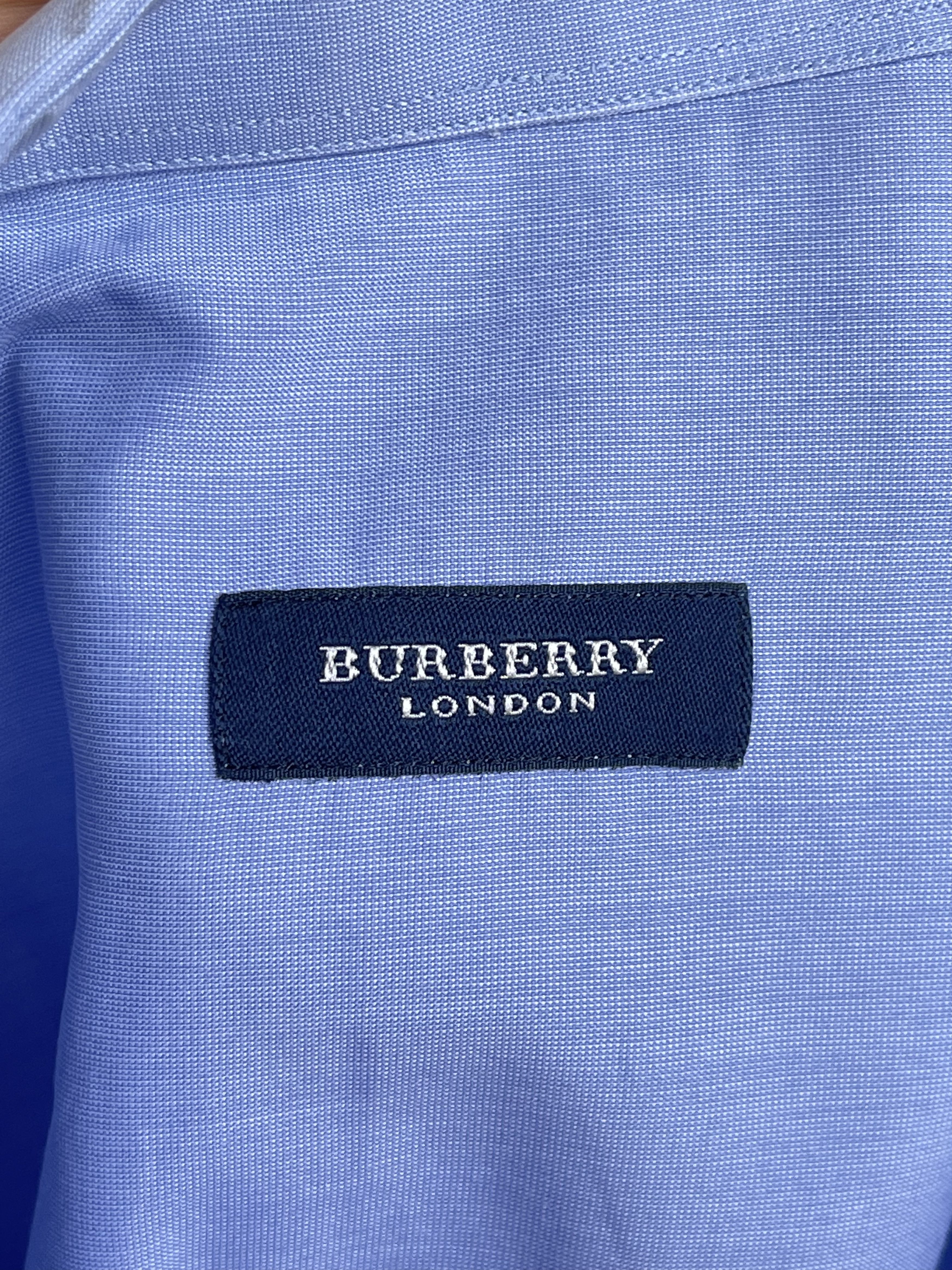 Burberry 🔥 blue Burberry shirt size xxl / xxxl luxury classic Size US XXL / EU 58 / 5 - 4 Thumbnail
