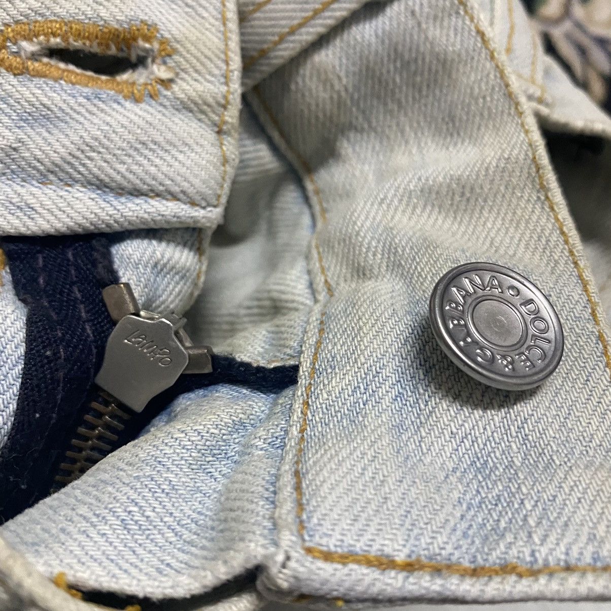 Dolce & Gabbana Dolce&Gabbana Mudwash Distressed Jeans Size US 29 - 17 Thumbnail