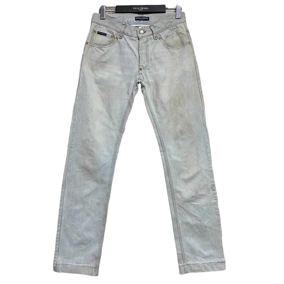 Dolce&Gabbana Mudwash Distressed Jeans