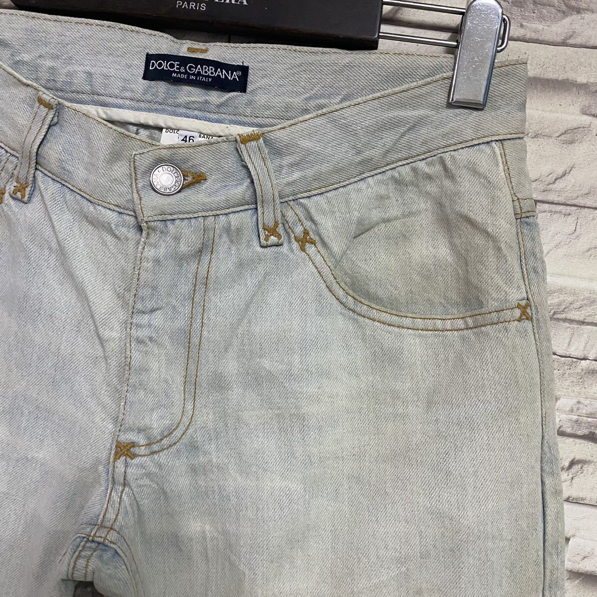Dolce & Gabbana Dolce&Gabbana Mudwash Distressed Jeans Size US 29 - 7 Thumbnail