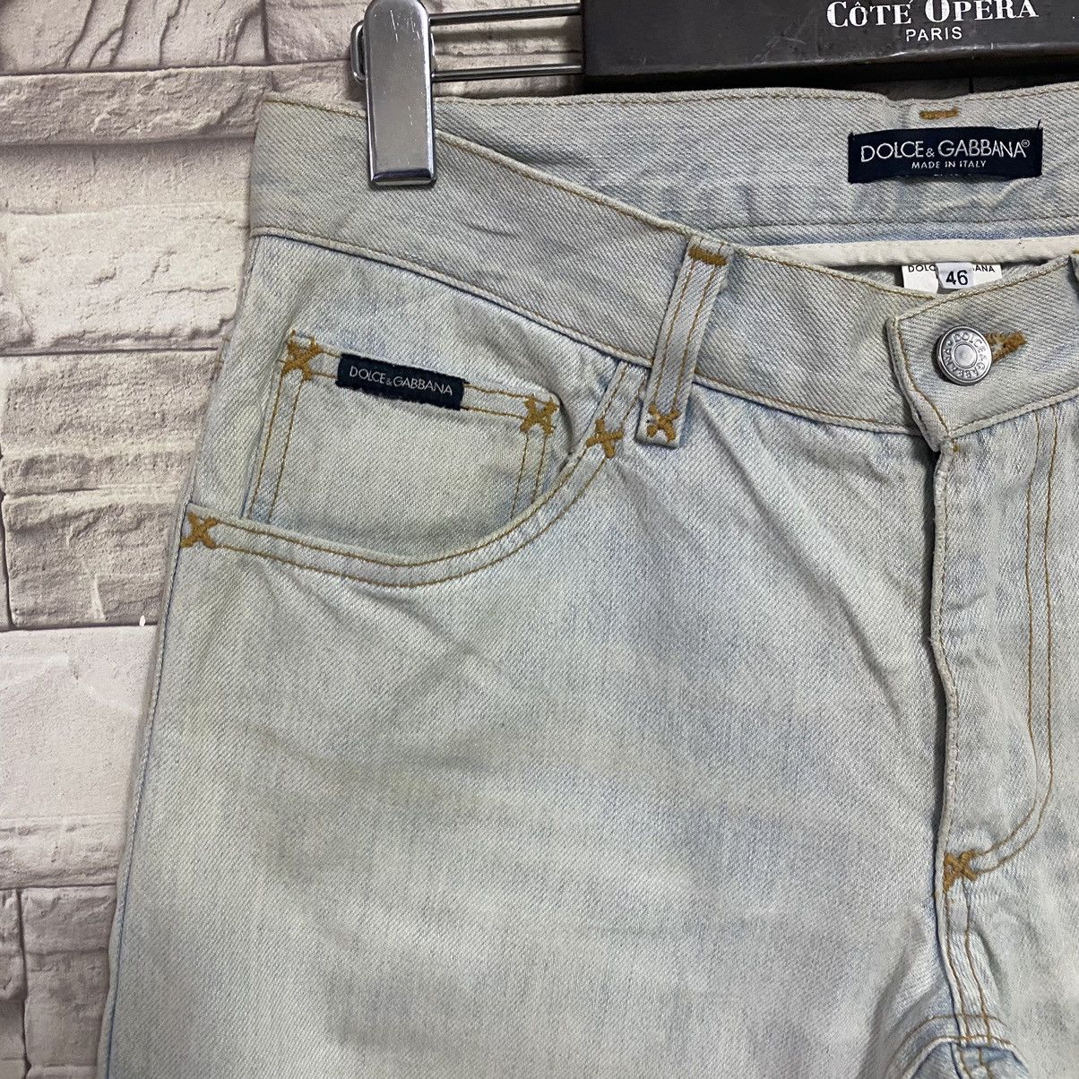 Dolce & Gabbana Dolce&Gabbana Mudwash Distressed Jeans Size US 29 - 6 Thumbnail