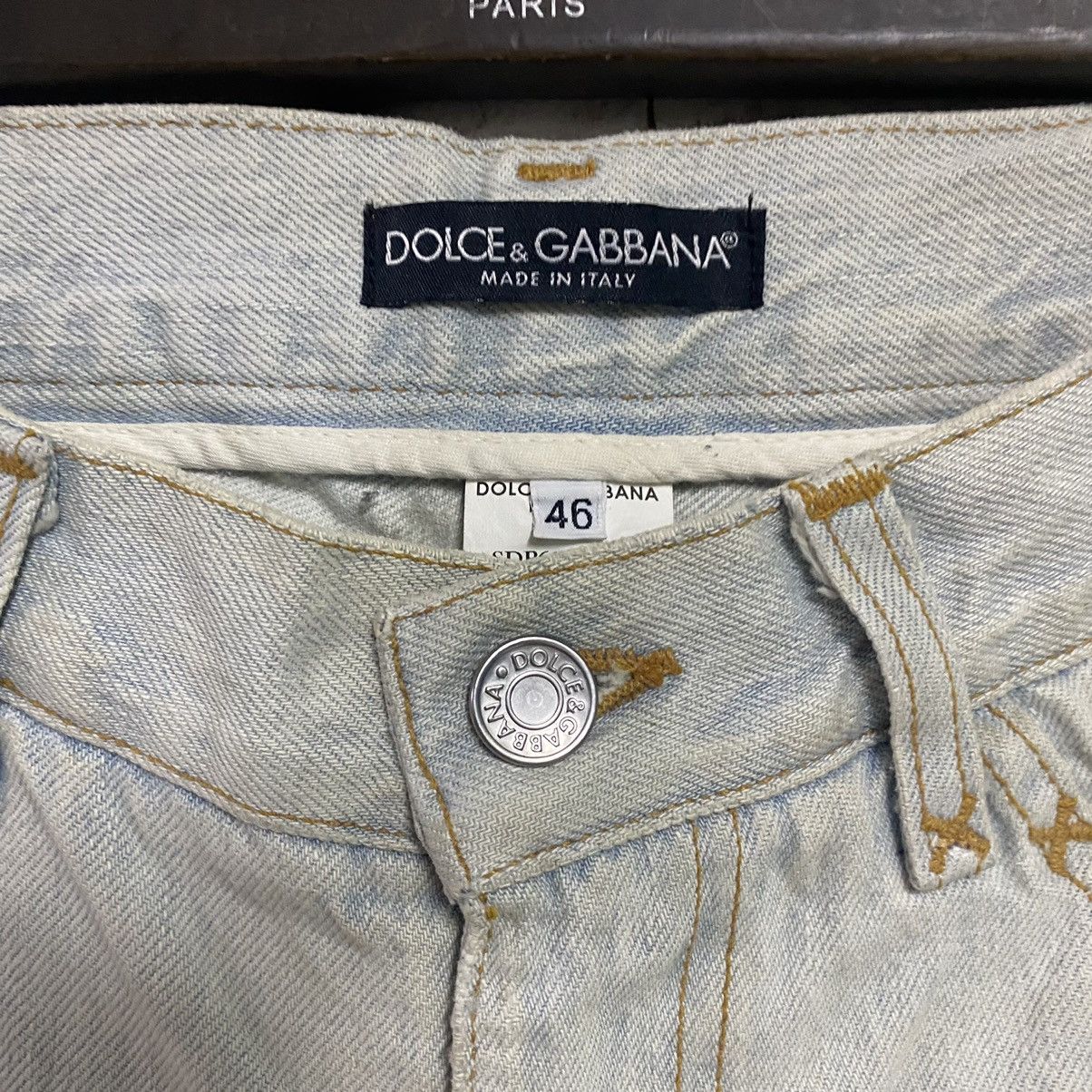Dolce & Gabbana Dolce&Gabbana Mudwash Distressed Jeans Size US 29 - 8 Thumbnail