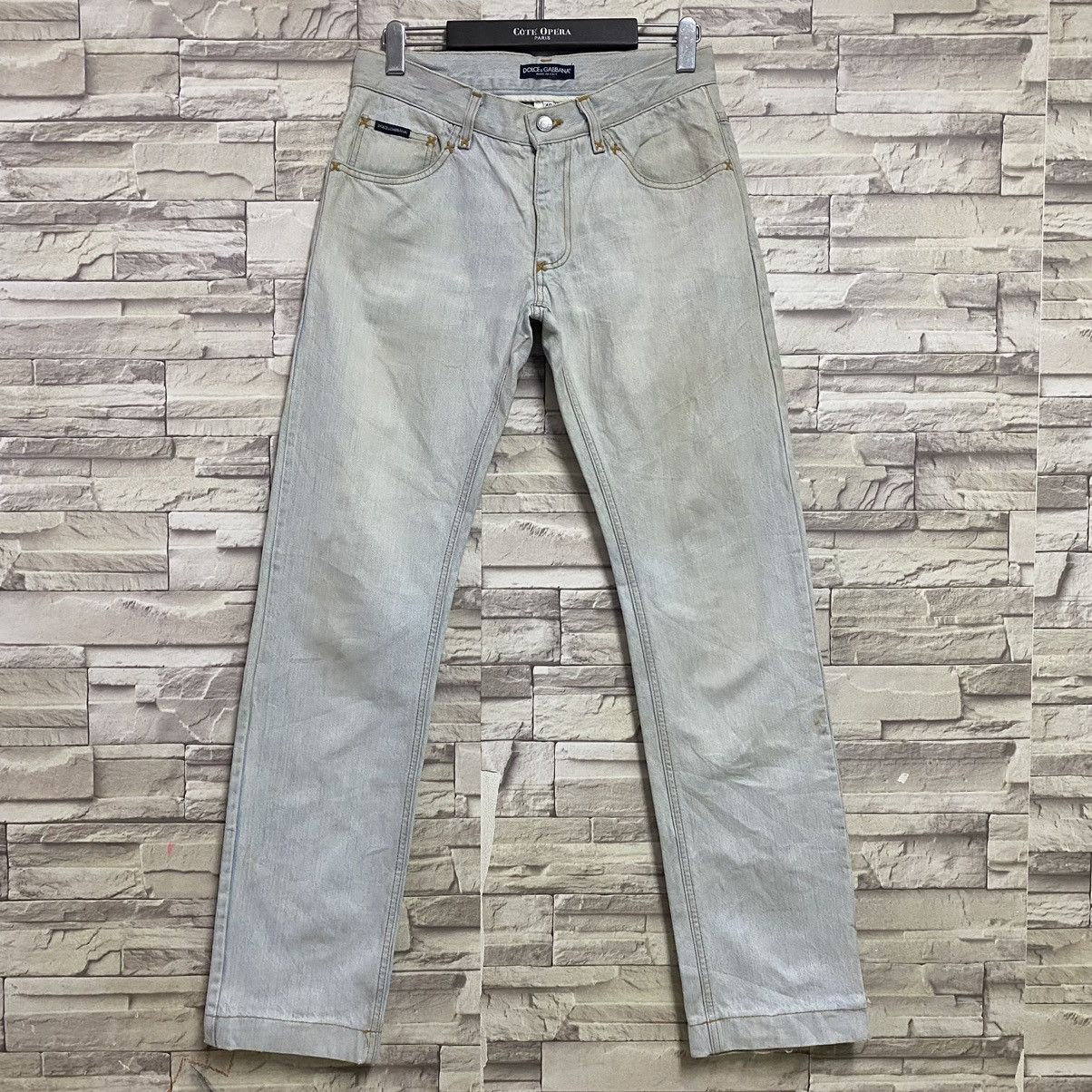 Dolce & Gabbana Dolce&Gabbana Mudwash Distressed Jeans Size US 29 - 3 Thumbnail