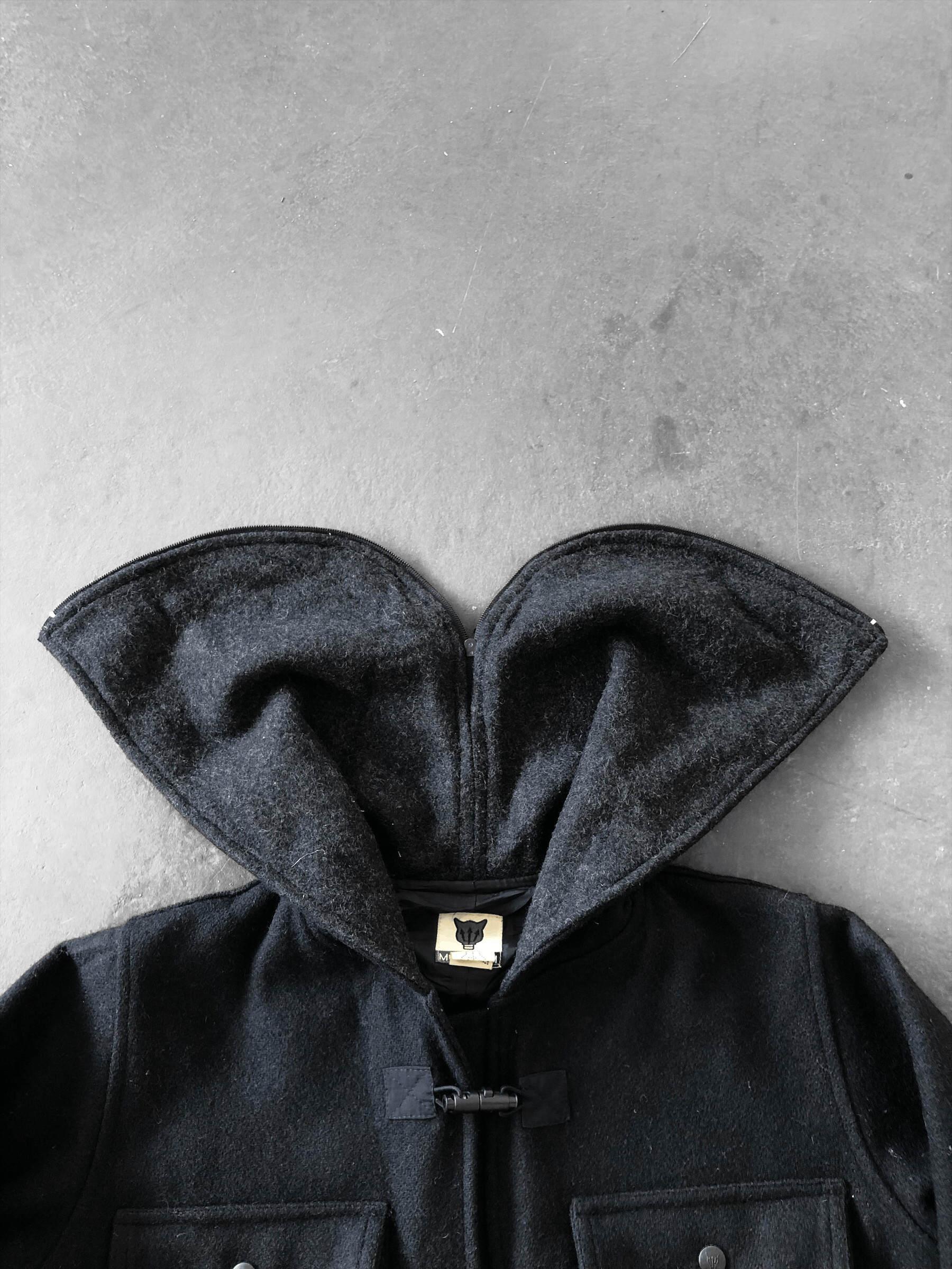Other RARE🔥AUSTRALIAN STREETWEAR MOOKS WOOL DUFFLE COAT PUSHPIN Size US M / EU 48-50 / 2 - 7 Thumbnail