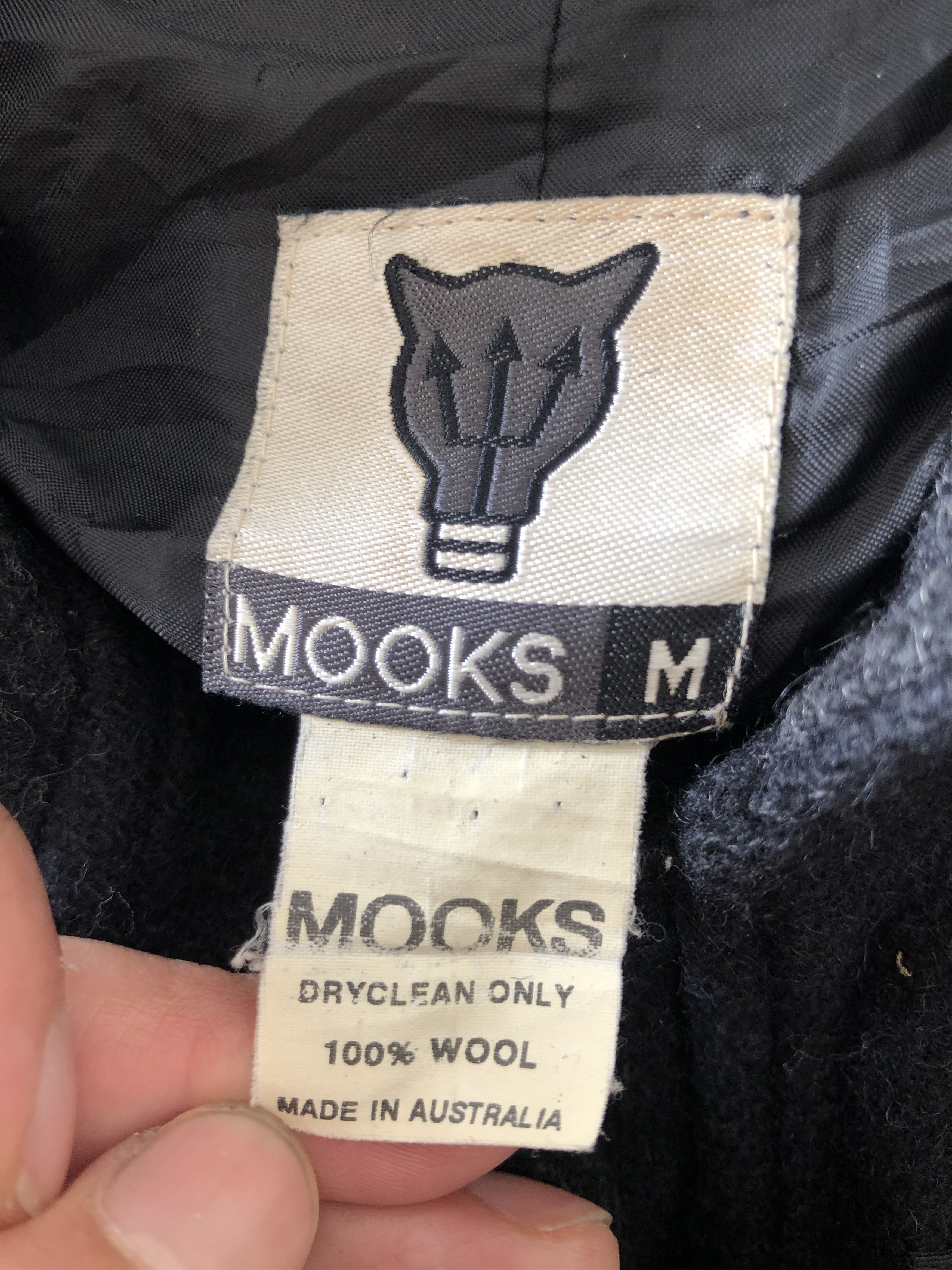 Other RARE🔥AUSTRALIAN STREETWEAR MOOKS WOOL DUFFLE COAT PUSHPIN Size US M / EU 48-50 / 2 - 12 Thumbnail