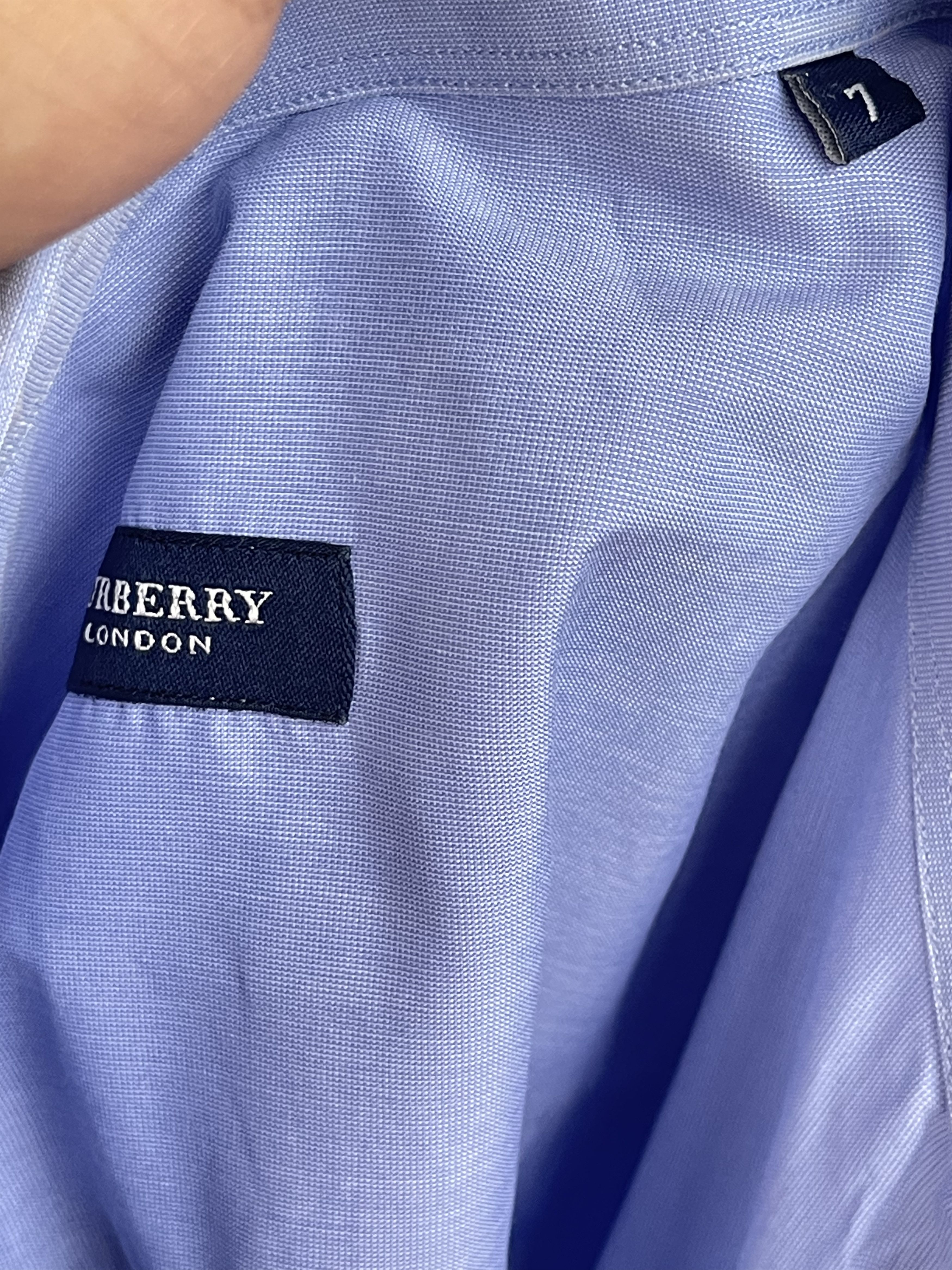 Burberry 🔥 Burberry blue shirt size xxl / xxxl 7 Size US XXL / EU 58 / 5 - 7 Thumbnail