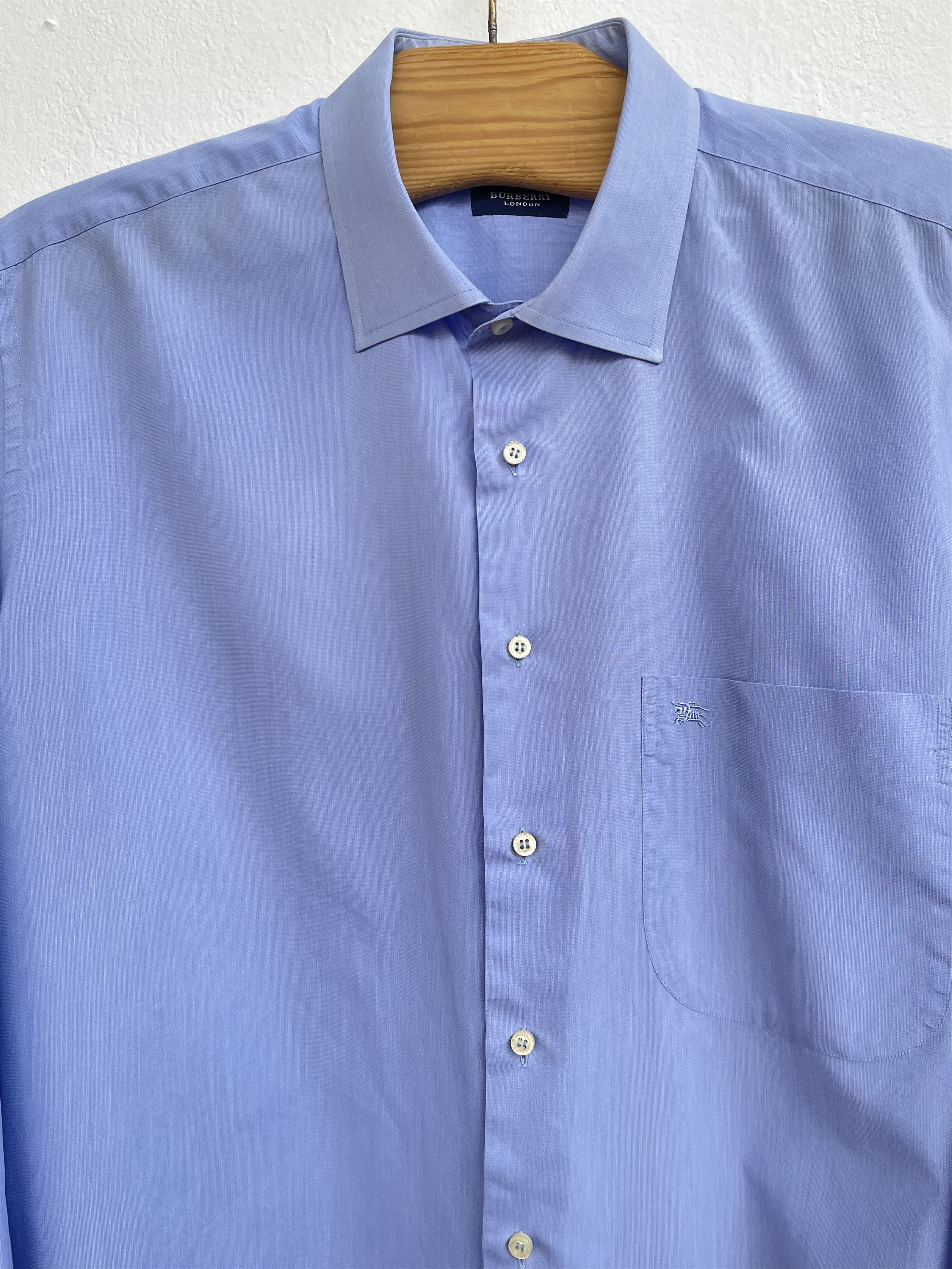 Burberry 🔥 Burberry blue shirt size xxl / xxxl 7 Size US XXL / EU 58 / 5 - 2 Thumbnail