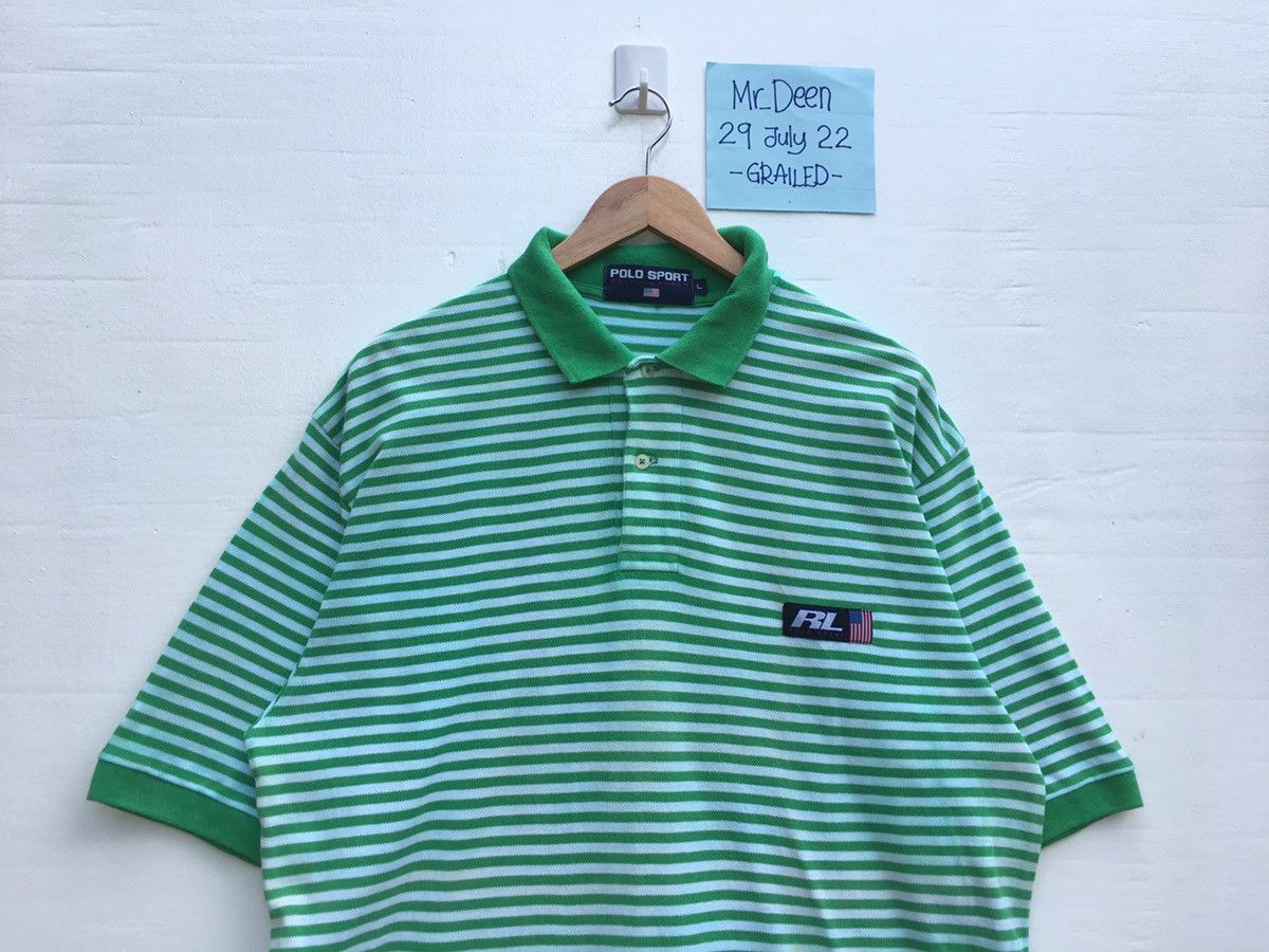 Polo Ralph Lauren Vintage Polo Sport Ralph Lauren Stripes Shirt Size US L / EU 52-54 / 3 - 6 Thumbnail