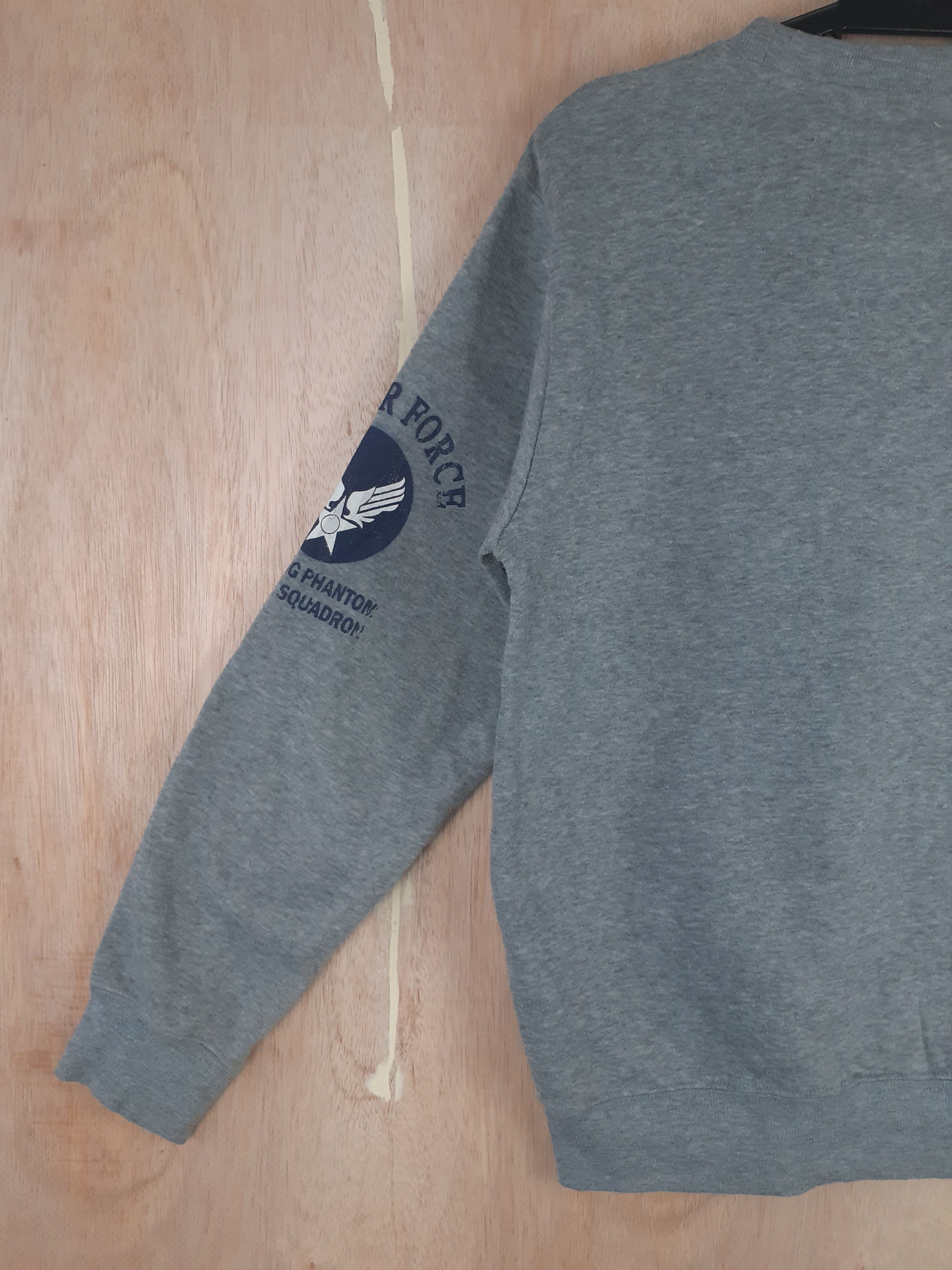 Japanese Brand Rerrizo Collection (US Air Force) gray sweater #2898 Size US M / EU 48-50 / 2 - 11 Thumbnail