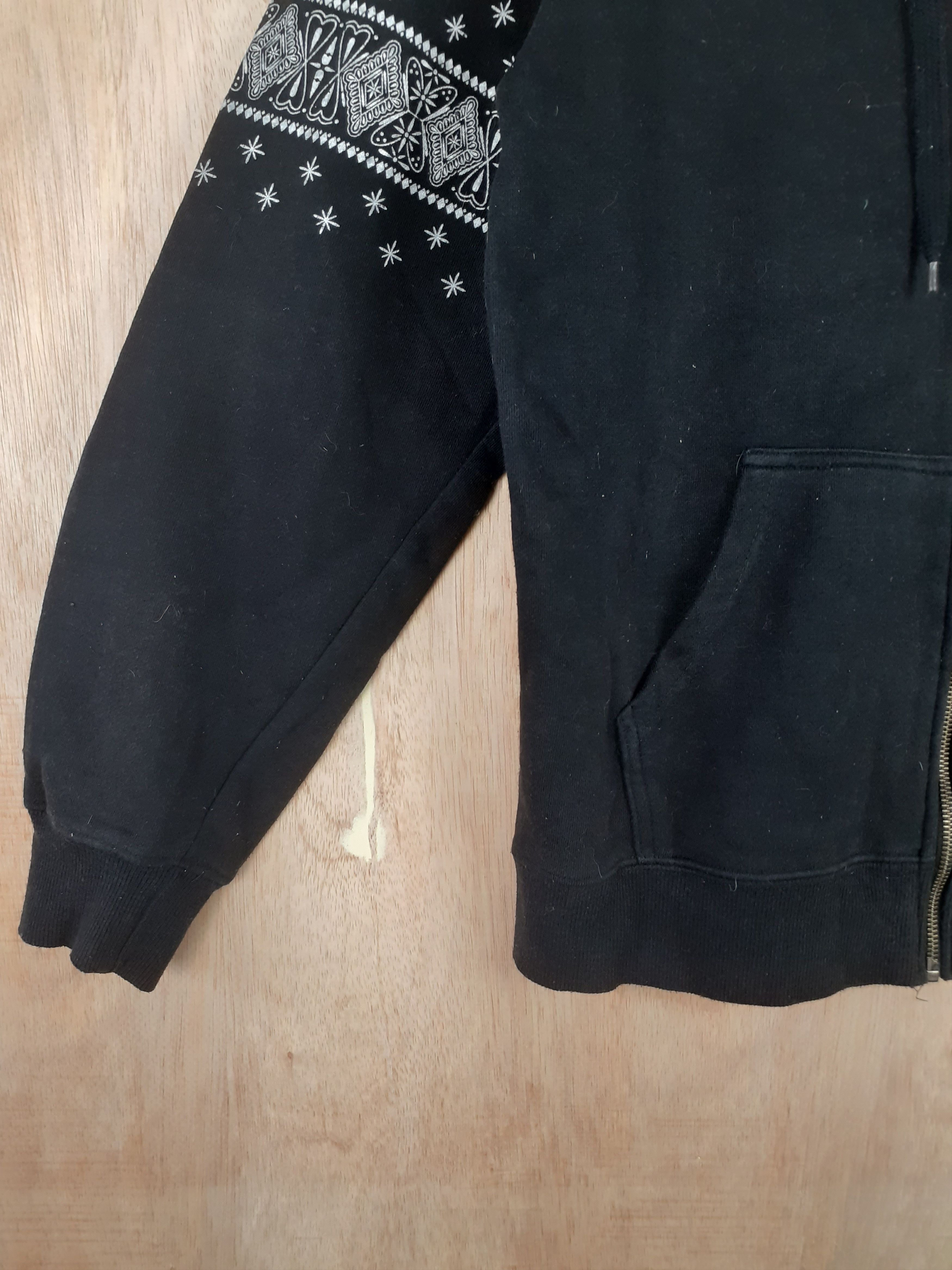 Japanese Brand Manhole (Stay Fresh) black art sweater #2897 Size US M / EU 48-50 / 2 - 4 Thumbnail
