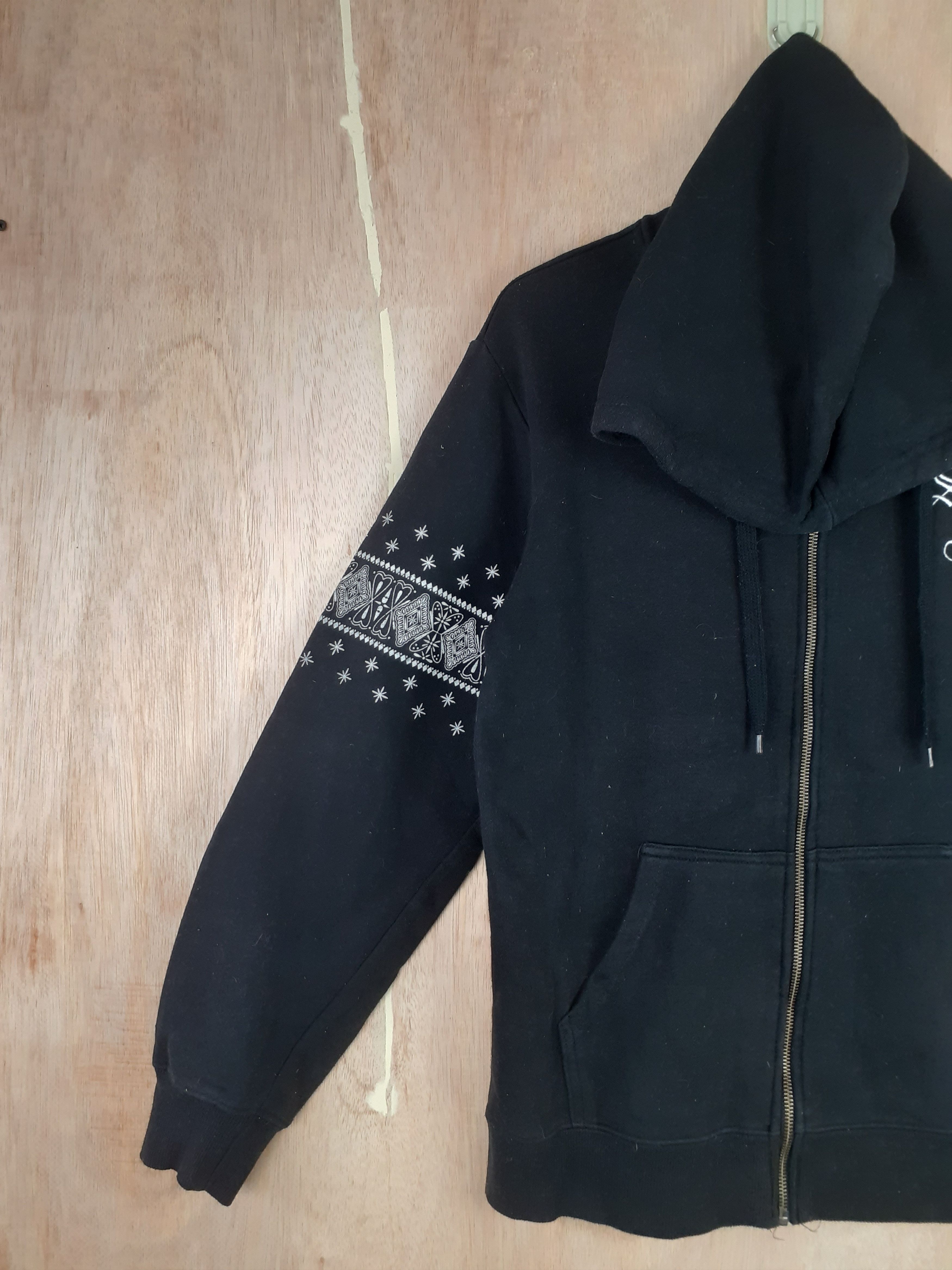 Japanese Brand Manhole (Stay Fresh) black art sweater #2897 Size US M / EU 48-50 / 2 - 6 Thumbnail
