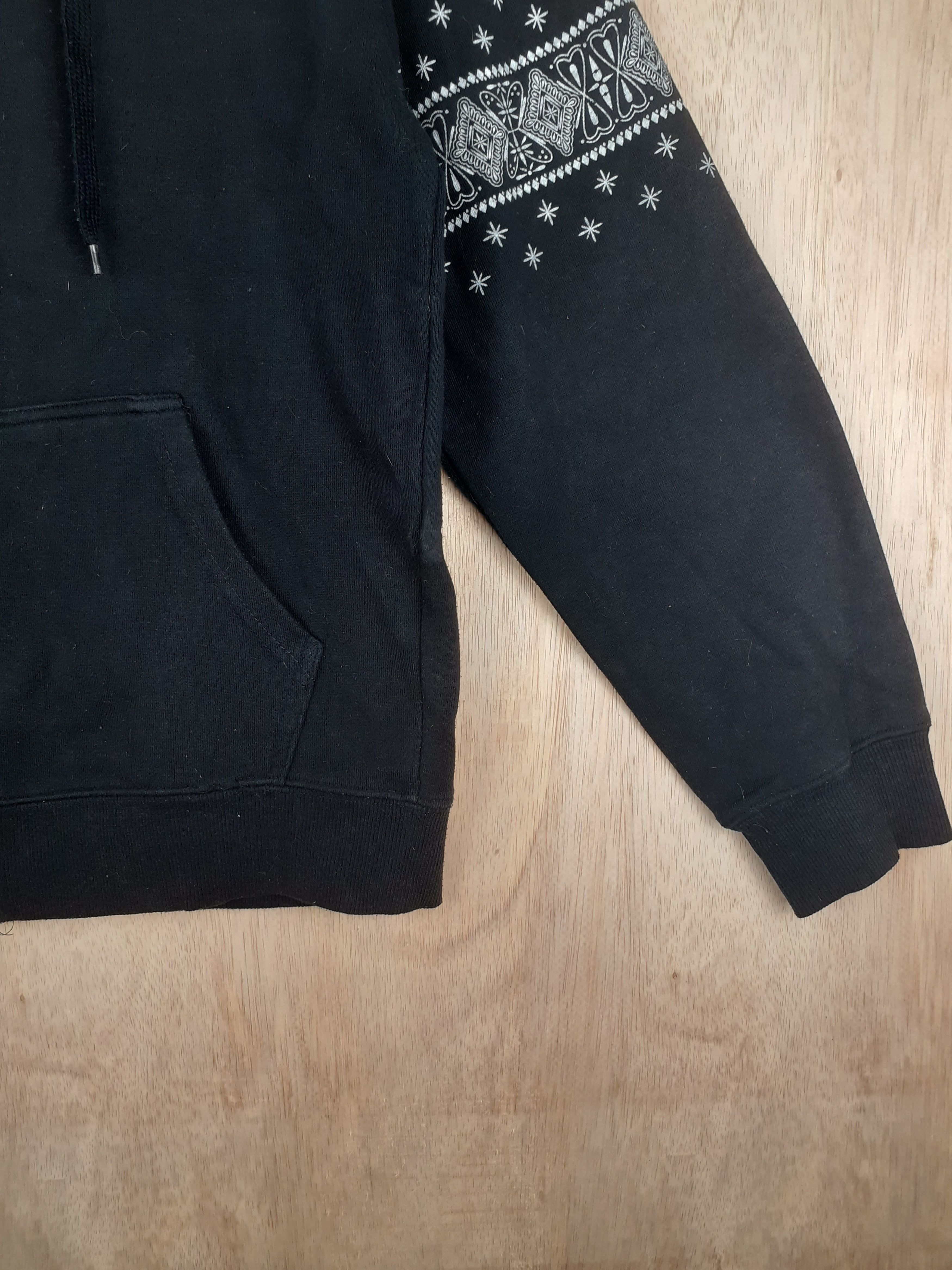 Japanese Brand Manhole (Stay Fresh) black art sweater #2897 Size US M / EU 48-50 / 2 - 5 Thumbnail