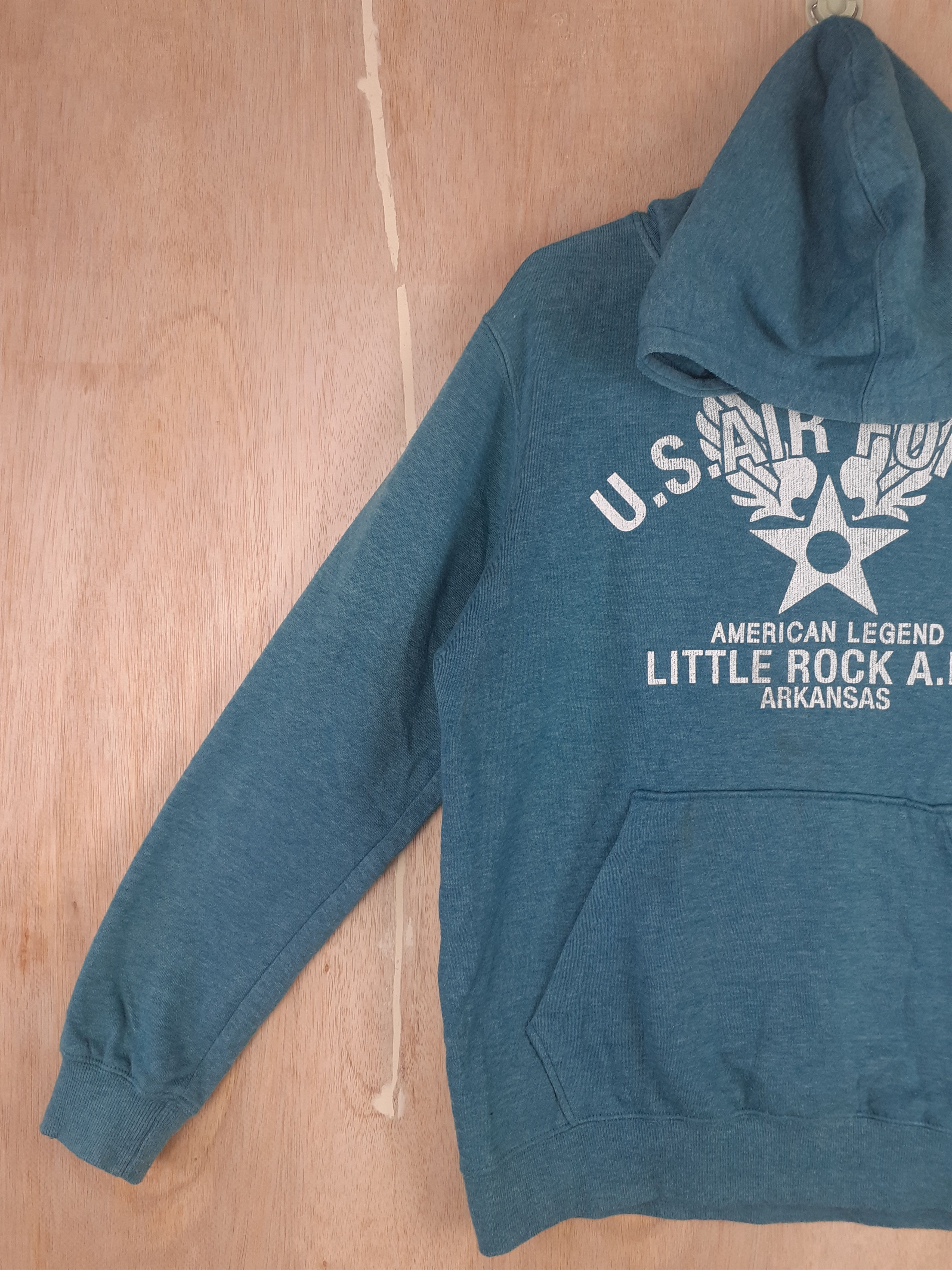 Japanese Brand Suffuse (US Air Force) turqouise sweatshirt hoodie #2899 Size US L / EU 52-54 / 3 - 6 Thumbnail