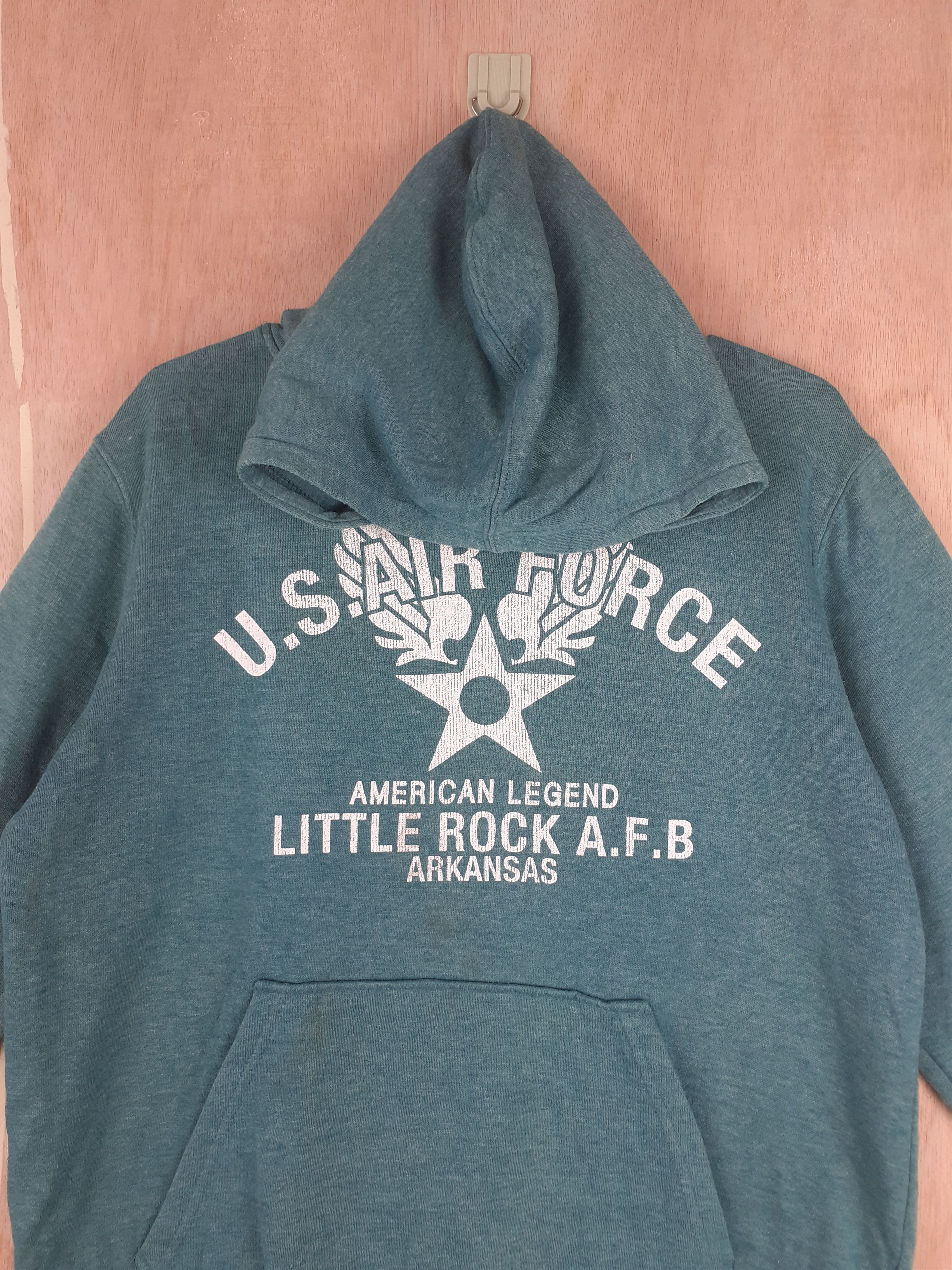 Japanese Brand Suffuse (US Air Force) turqouise sweatshirt hoodie #2899 Size US L / EU 52-54 / 3 - 2 Thumbnail