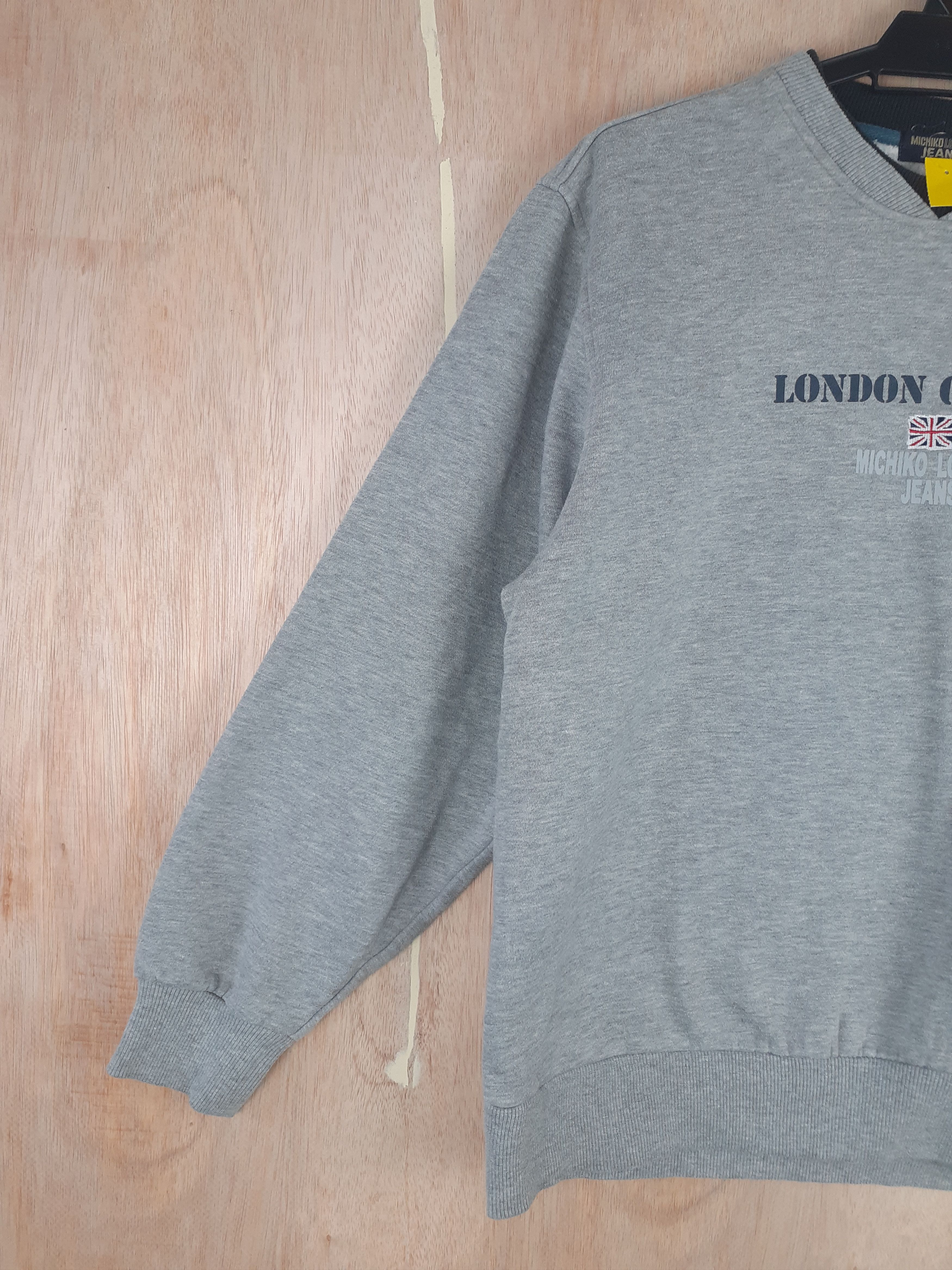 Japanese Brand Michiko London Jeans japan gray sweater #2896 Size US L / EU 52-54 / 3 - 4 Thumbnail