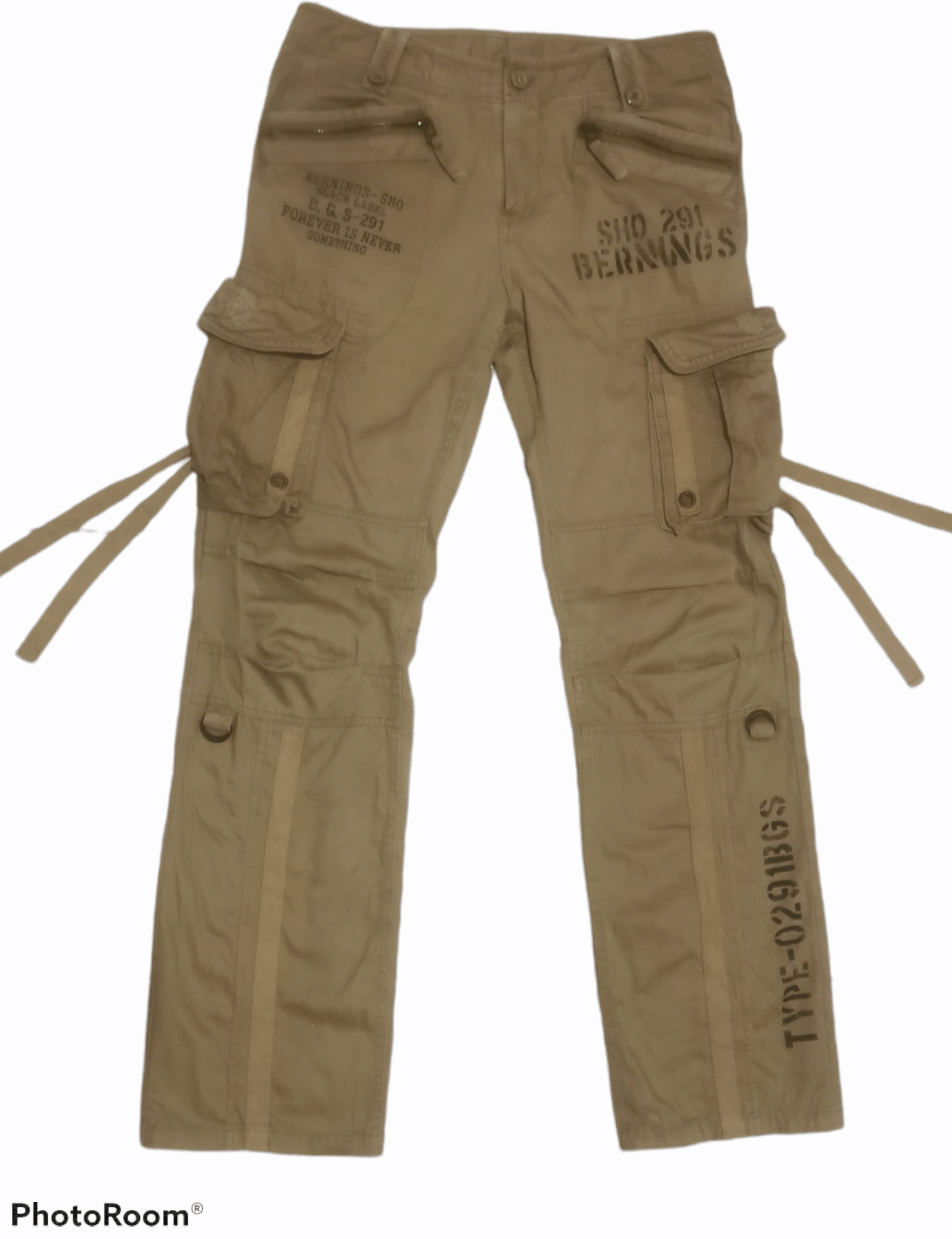 💥RARE💥 Japanese Designer Bernings-Sho Bondage Cargo Pant