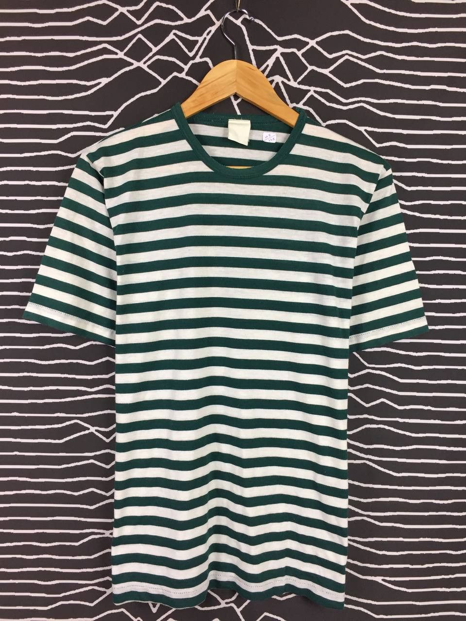 Vintage Vtg 90s Ringer Paperthin Single Stitch Stripe Tee Size US M / EU 48-50 / 2 - 2 Thumbnail