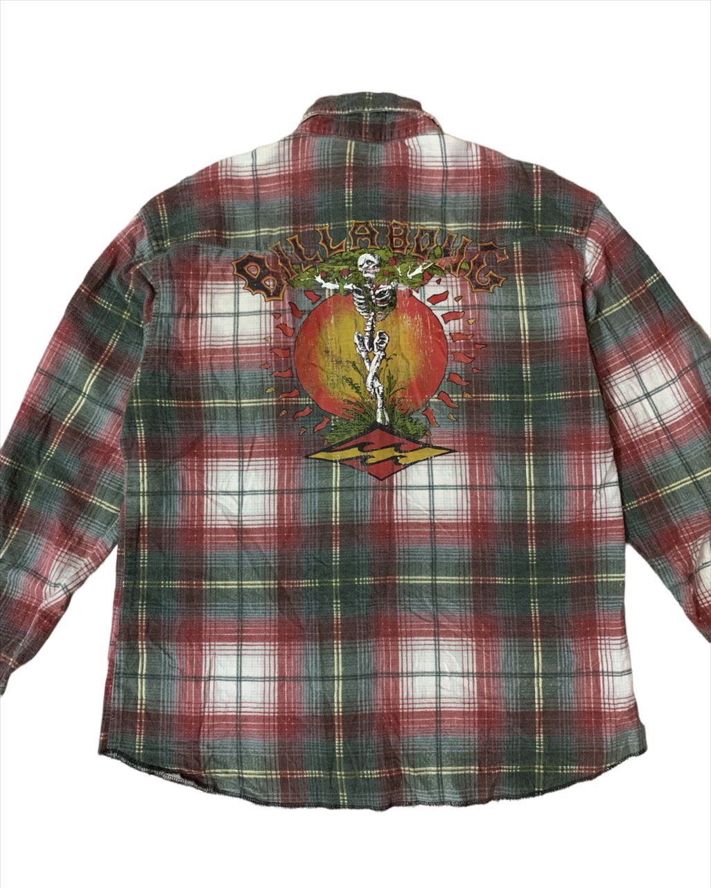 Billabong Billabong Flannel Soft Skeleton Print Old Surf Size US L / EU 52-54 / 3 - 1 Thumbnail