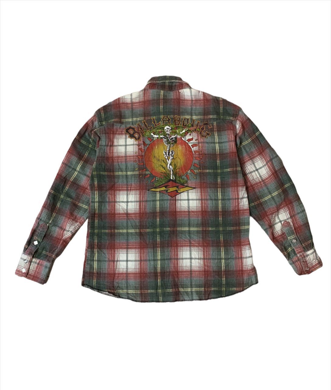 Billabong Billabong Flannel Soft Skeleton Print Old Surf Size US L / EU 52-54 / 3 - 2 Thumbnail