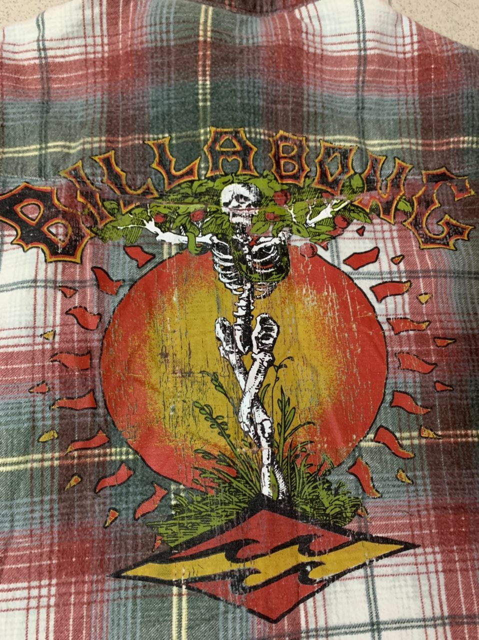 Billabong Billabong Flannel Soft Skeleton Print Old Surf Size US L / EU 52-54 / 3 - 4 Thumbnail