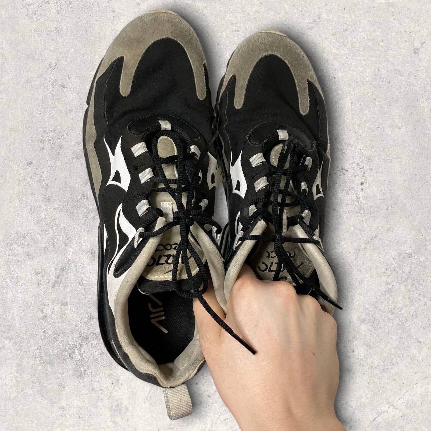 Nike Nike Air Max 270 React Sneakers Black and White NikeID Size US 11.5 / EU 44-45 - 4 Thumbnail