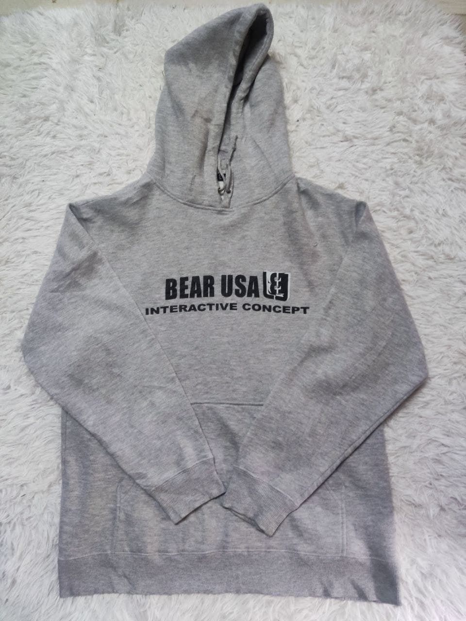 Vintage BEAR USA INTERACTIVE CONCEPT Hoodie Size US L / EU 52-54 / 3 - 2 Thumbnail