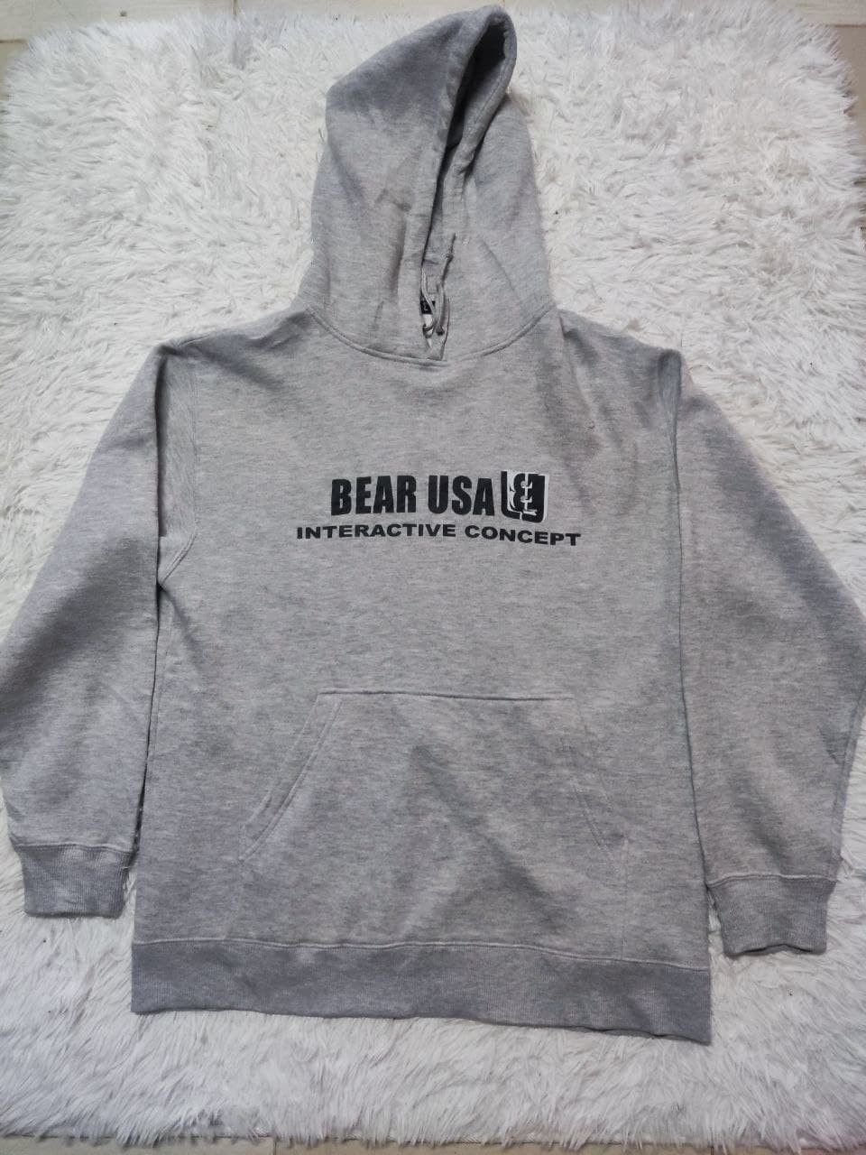 Vintage BEAR USA INTERACTIVE CONCEPT Hoodie Size US L / EU 52-54 / 3 - 1 Thumbnail