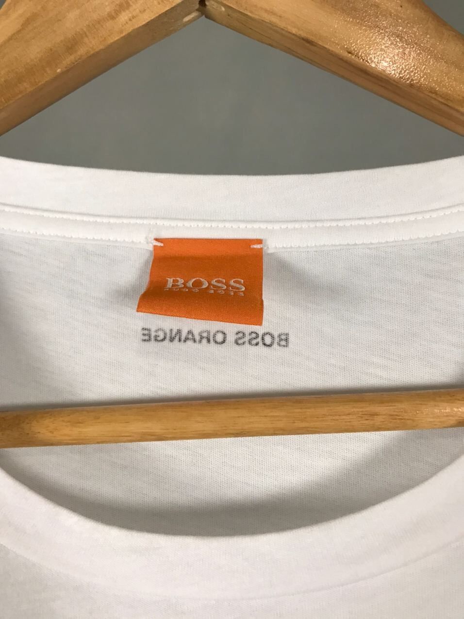 Hugo Boss Hugo Boss Big Logo Luxury White Tee Size US S / EU 44-46 / 1 - 4 Thumbnail