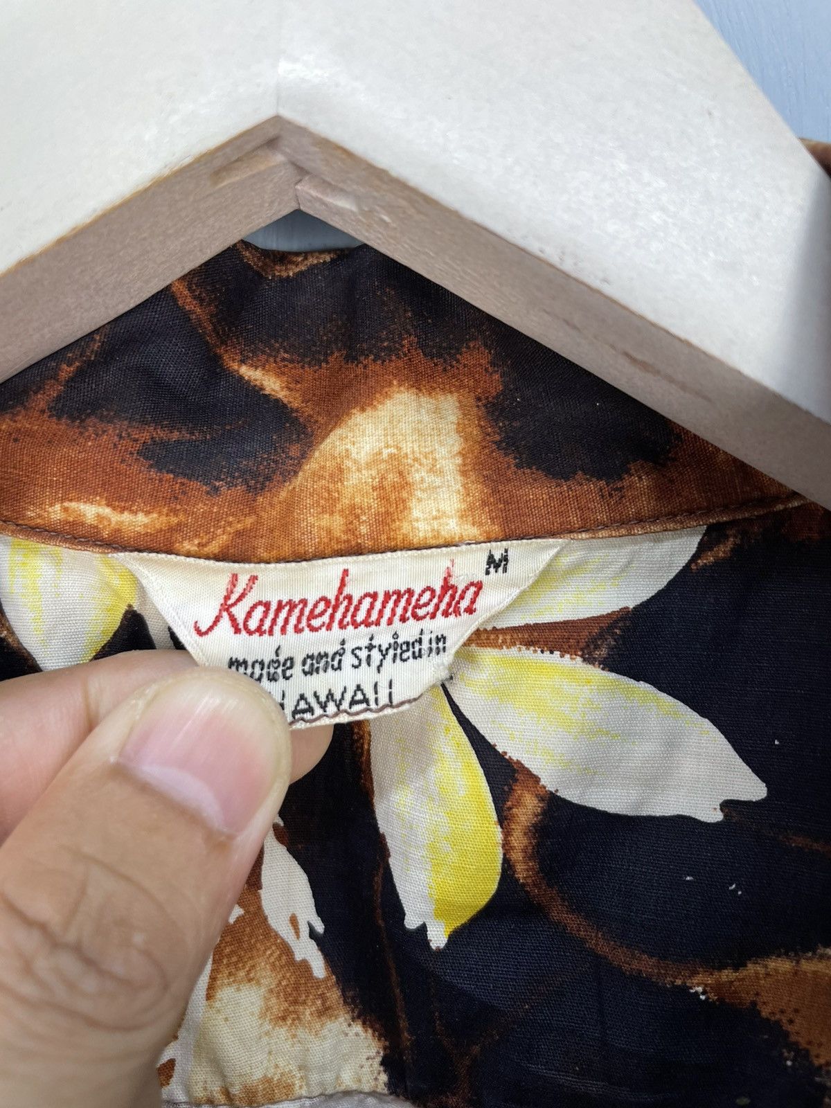 Vintage Vintage 60s Kamehameha Hawaiian shirt Size US M / EU 48-50 / 2 - 7 Thumbnail