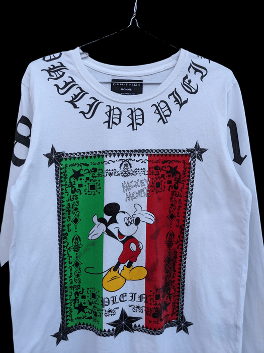 Mickey Mouse Philipp Plein Homme X Mickey Mouse Long Sleeve T