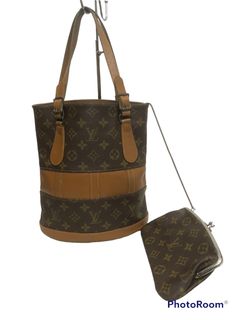 Louis Vuitton, Bags, Louis Vuitton Monogram Bucket Pm Pouch Accessory  Pouch Vintage Lv Auth 42765
