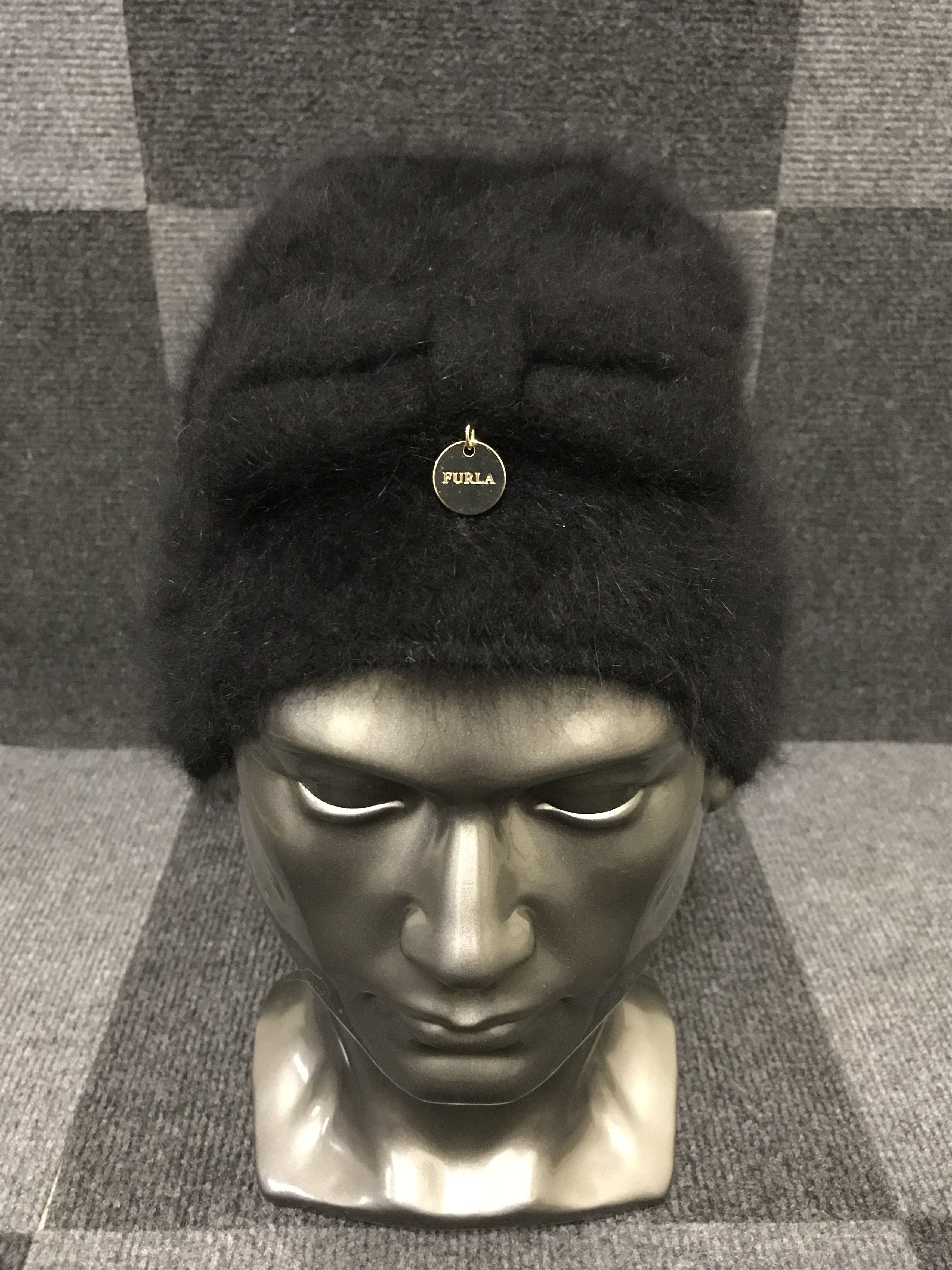 Designer × Furla BSC17 FURLA Luxury Fur Beanie Size ONE SIZE - 1 Thumbnail