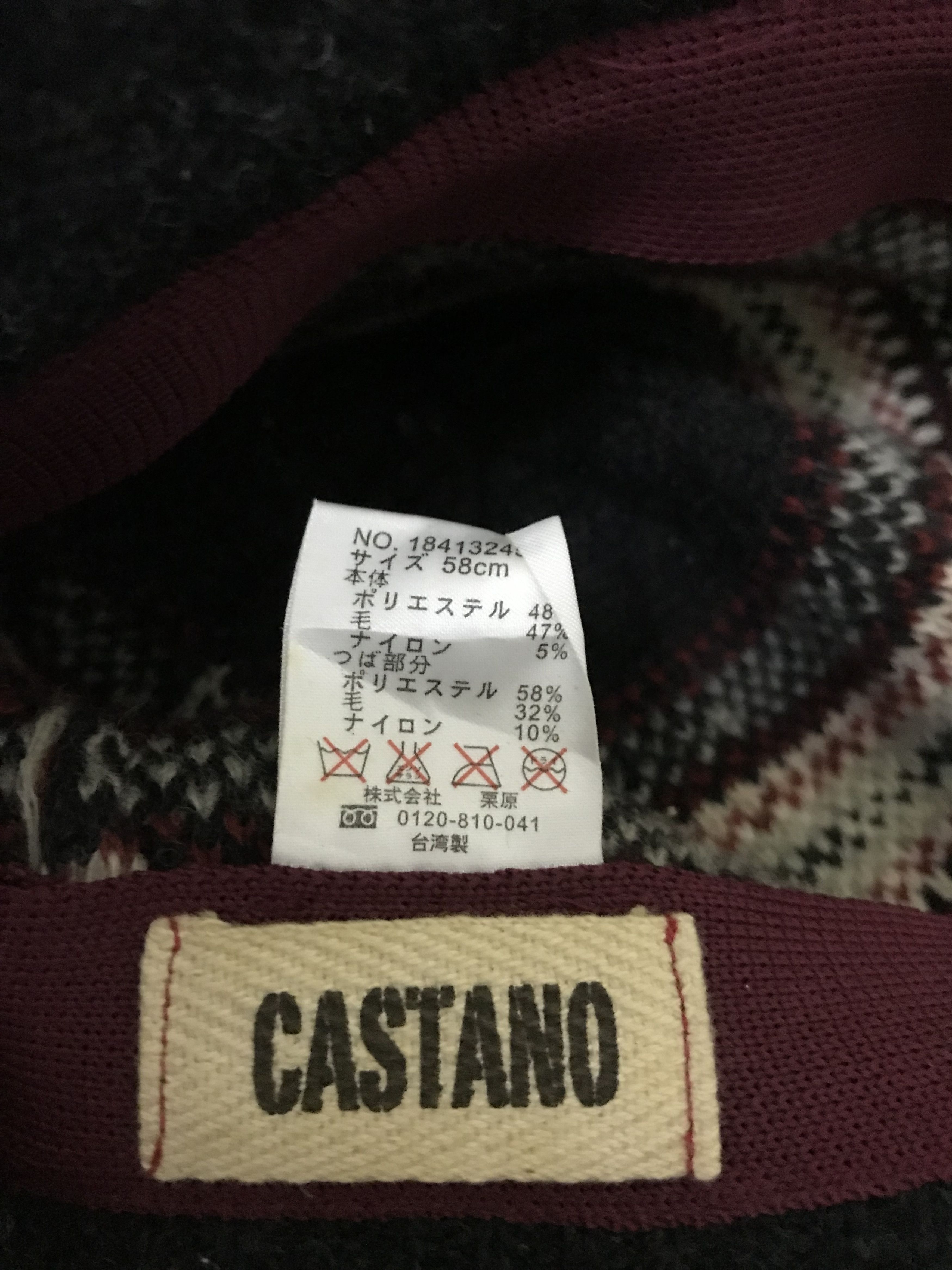 Japanese Brand BSC19 CASTANO Wool Motive Bucket Hat Size ONE SIZE - 5 Thumbnail