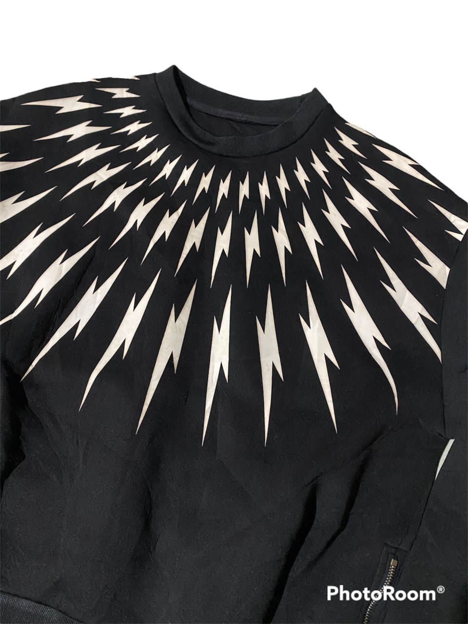 Designer × Neil Barrett Neil Barrett Straight Bomber Fit Sweatshirt Size US L / EU 52-54 / 3 - 4 Thumbnail
