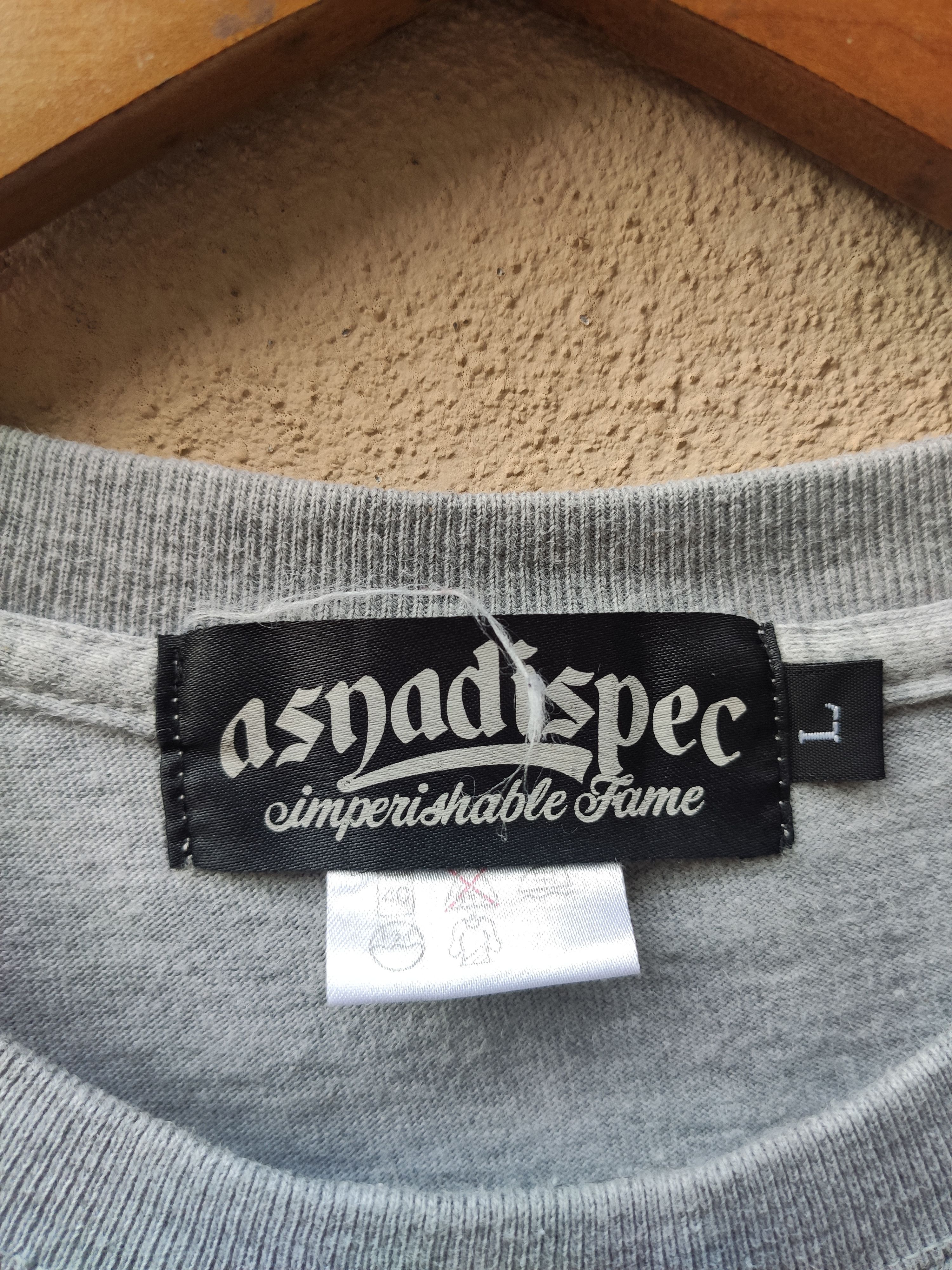 Japanese Brand 🔥 Asnadispec t shirt Size US M / EU 48-50 / 2 - 3 Thumbnail