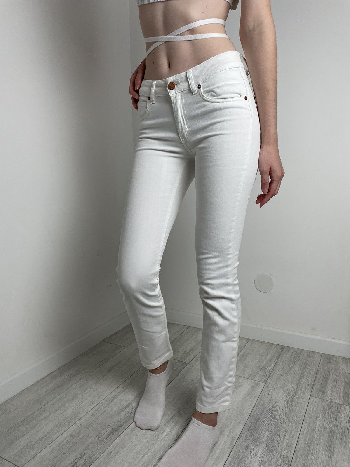 Acne Studios Acne studios jeans casual denim pants white Size 27" / US 4 / IT 40 - 1 Thumbnail