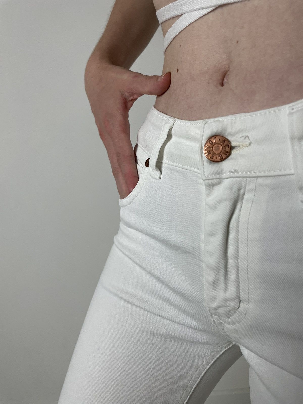 Acne Studios Acne studios jeans casual denim pants white Size 27" / US 4 / IT 40 - 12 Thumbnail