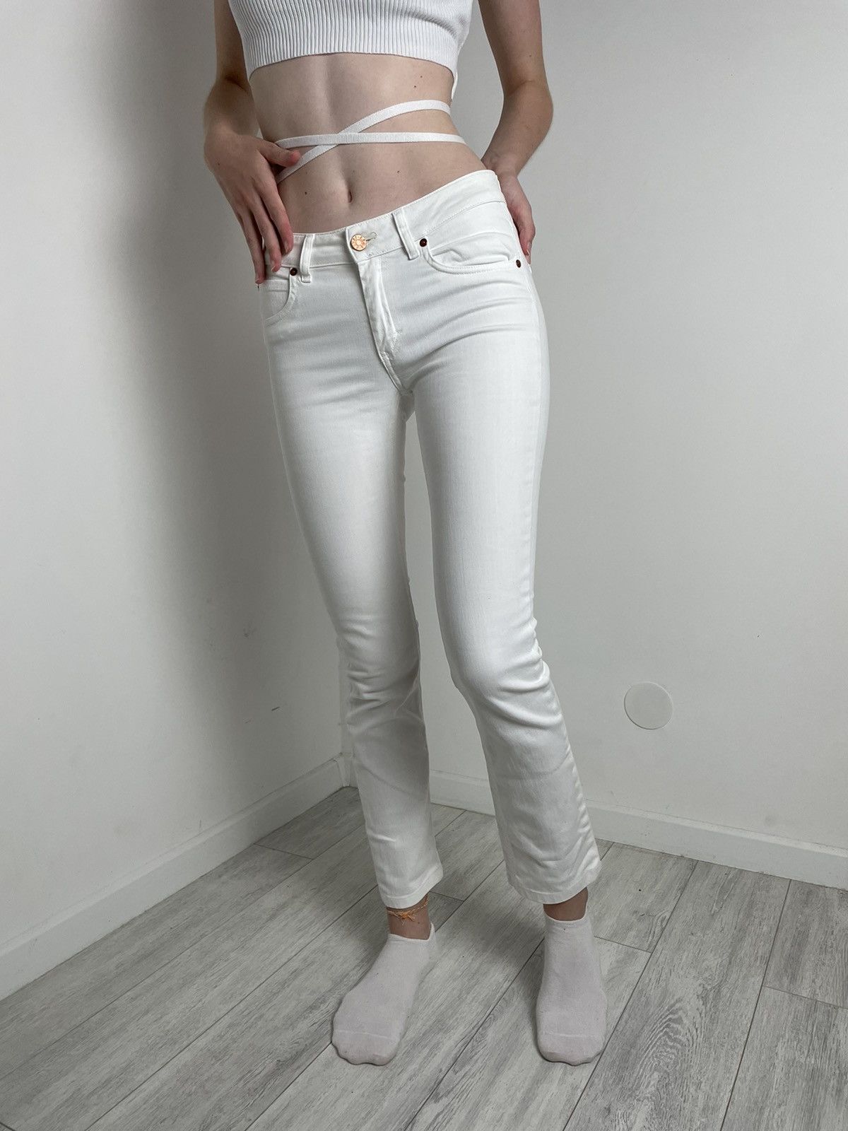 Acne Studios Acne studios jeans casual denim pants white Size 27" / US 4 / IT 40 - 3 Thumbnail