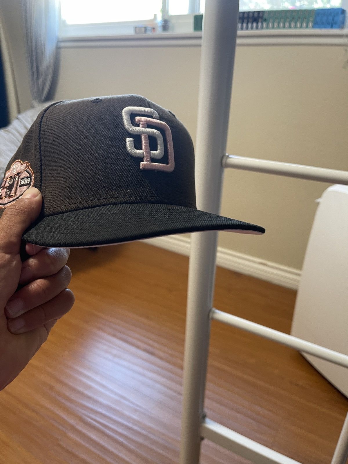 New Era 7 1/4 San Diego Padres Pink Mocha Topperzstore Fitted Hat | Grailed