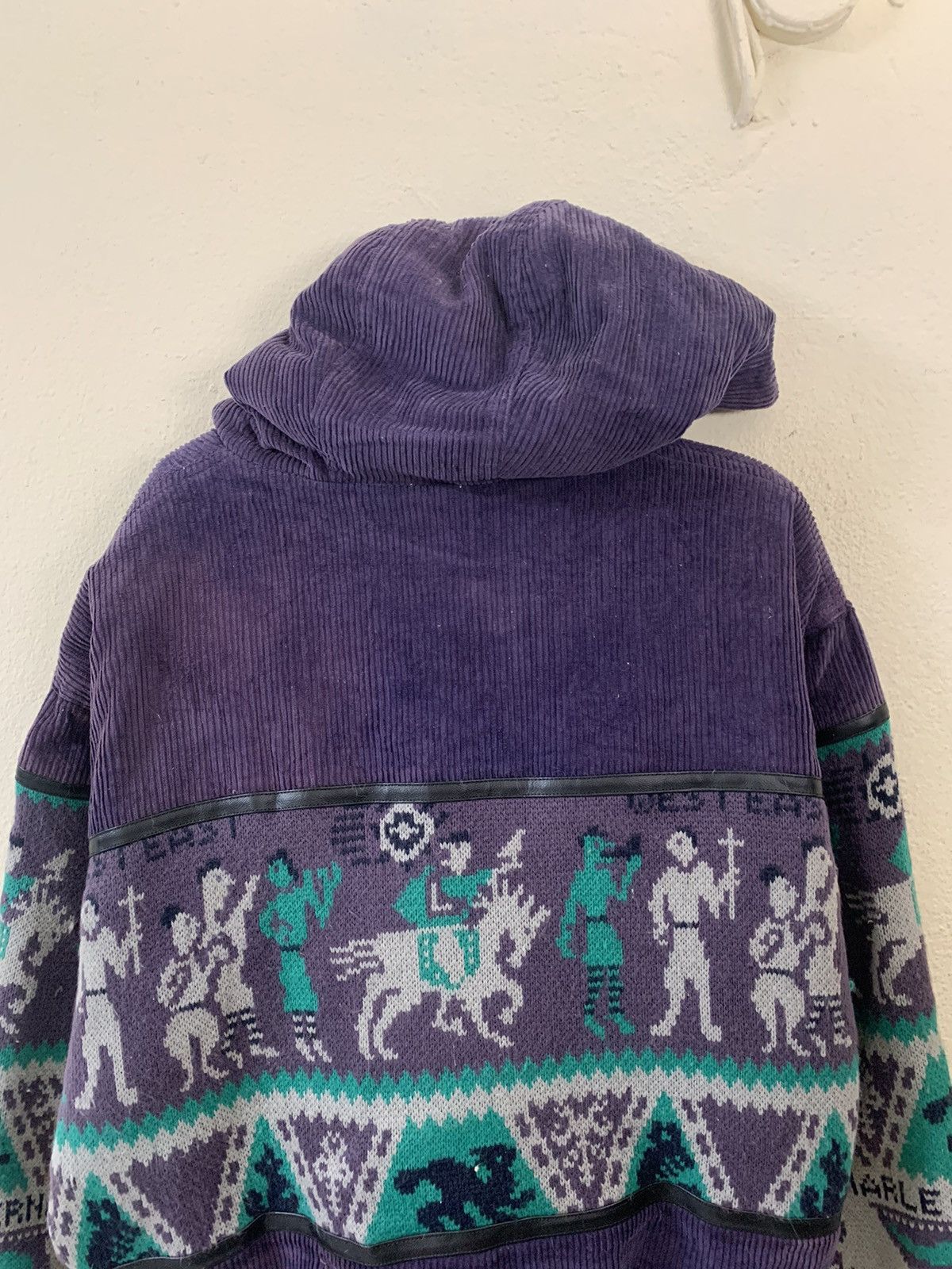 Japanese Brand Albemarle Nice Design Corduroy Hoodie Jacket Size US L / EU 52-54 / 3 - 11 Thumbnail