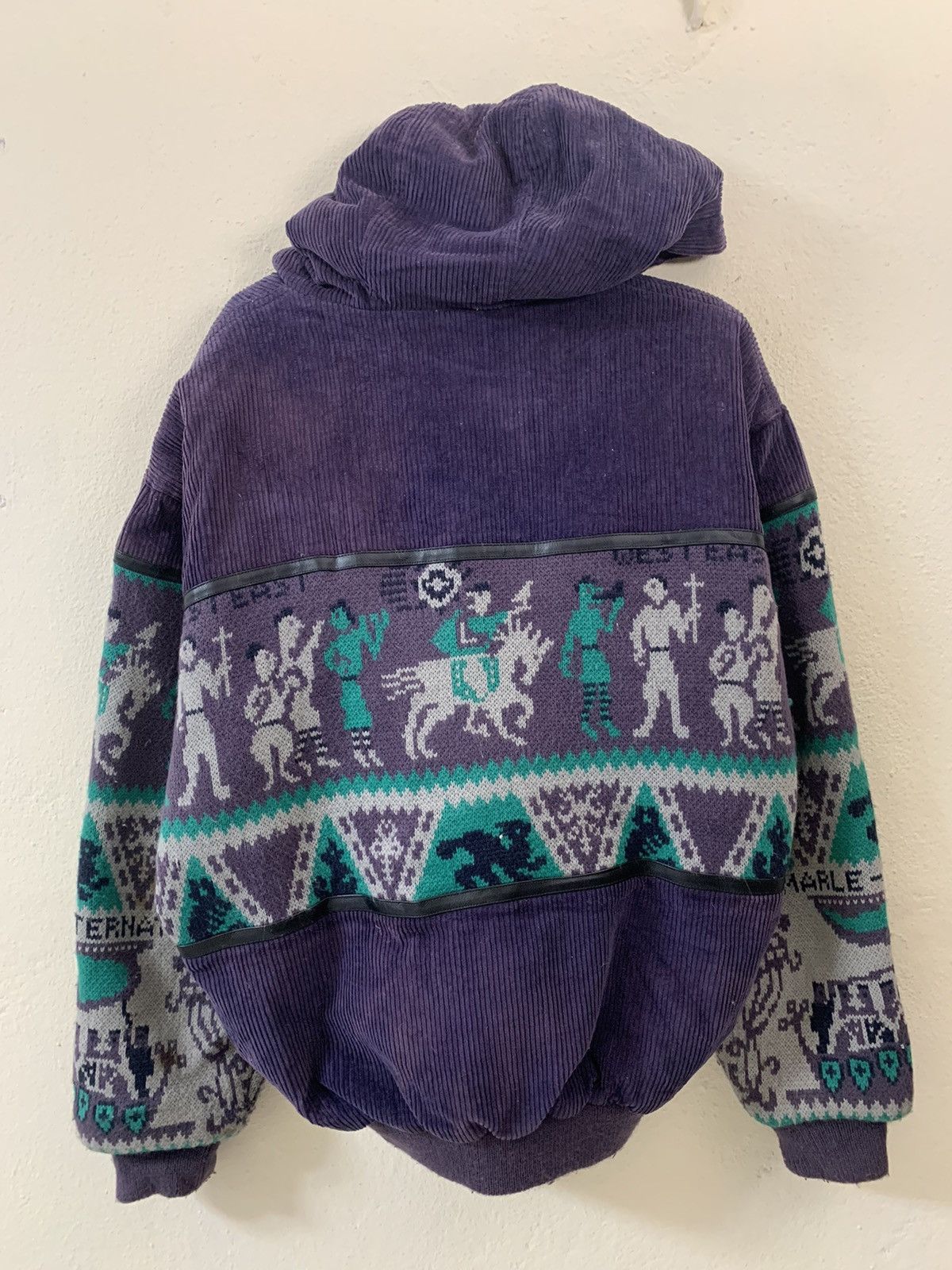 Japanese Brand Albemarle Nice Design Corduroy Hoodie Jacket Size US L / EU 52-54 / 3 - 8 Thumbnail
