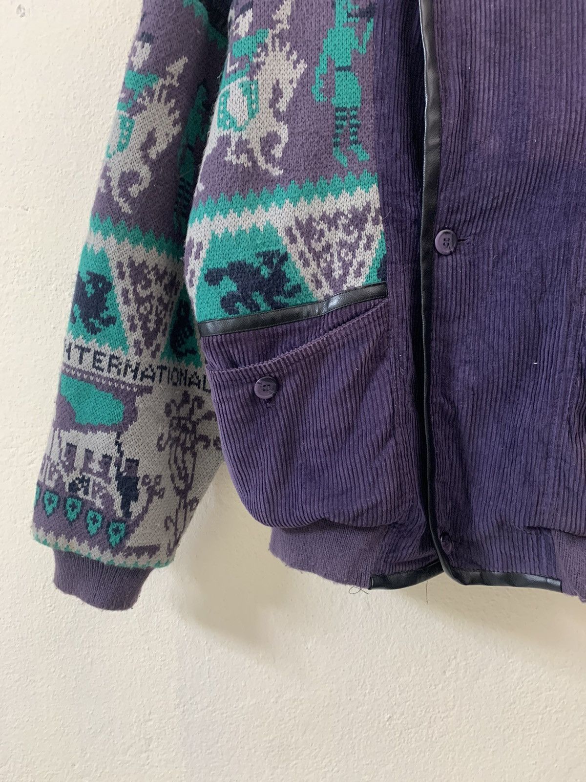 Japanese Brand Albemarle Nice Design Corduroy Hoodie Jacket Size US L / EU 52-54 / 3 - 3 Thumbnail
