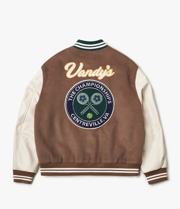 Vandy The Pink VTP TENNIS VARSITY JACKET SZ M | Grailed