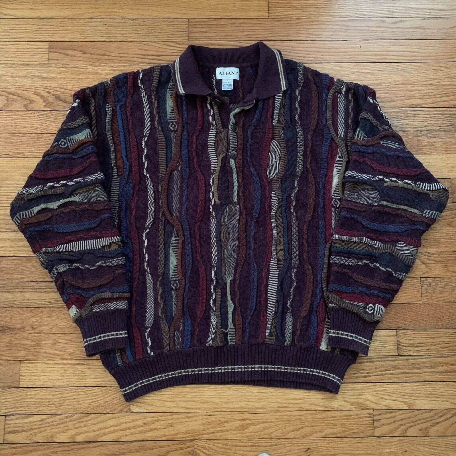 Alfani coogi sweater best sale