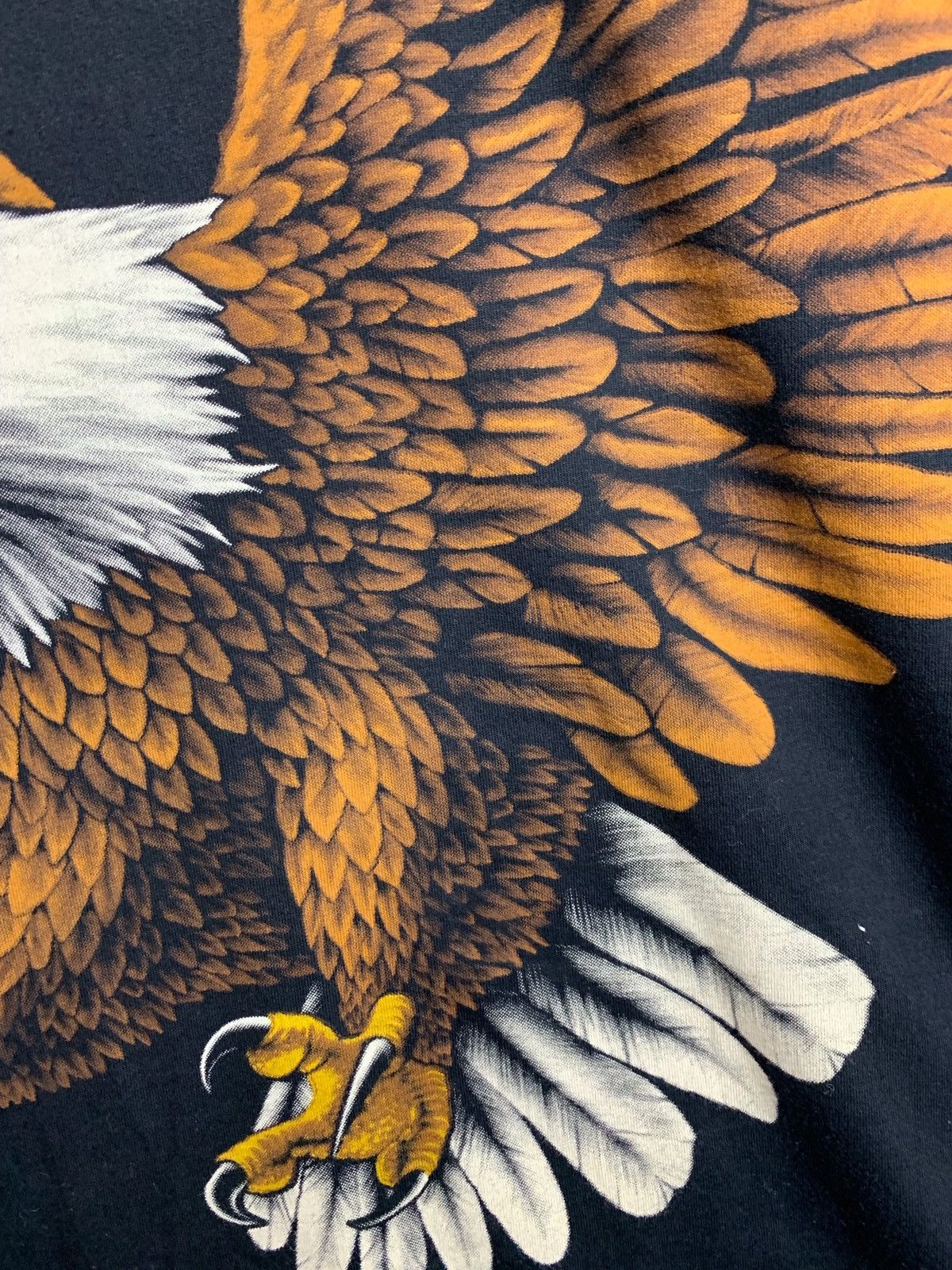 Vintage Vintage 90s BIG EAGLES DESIGN Full Print T-Shirt Size US L / EU 52-54 / 3 - 7 Thumbnail