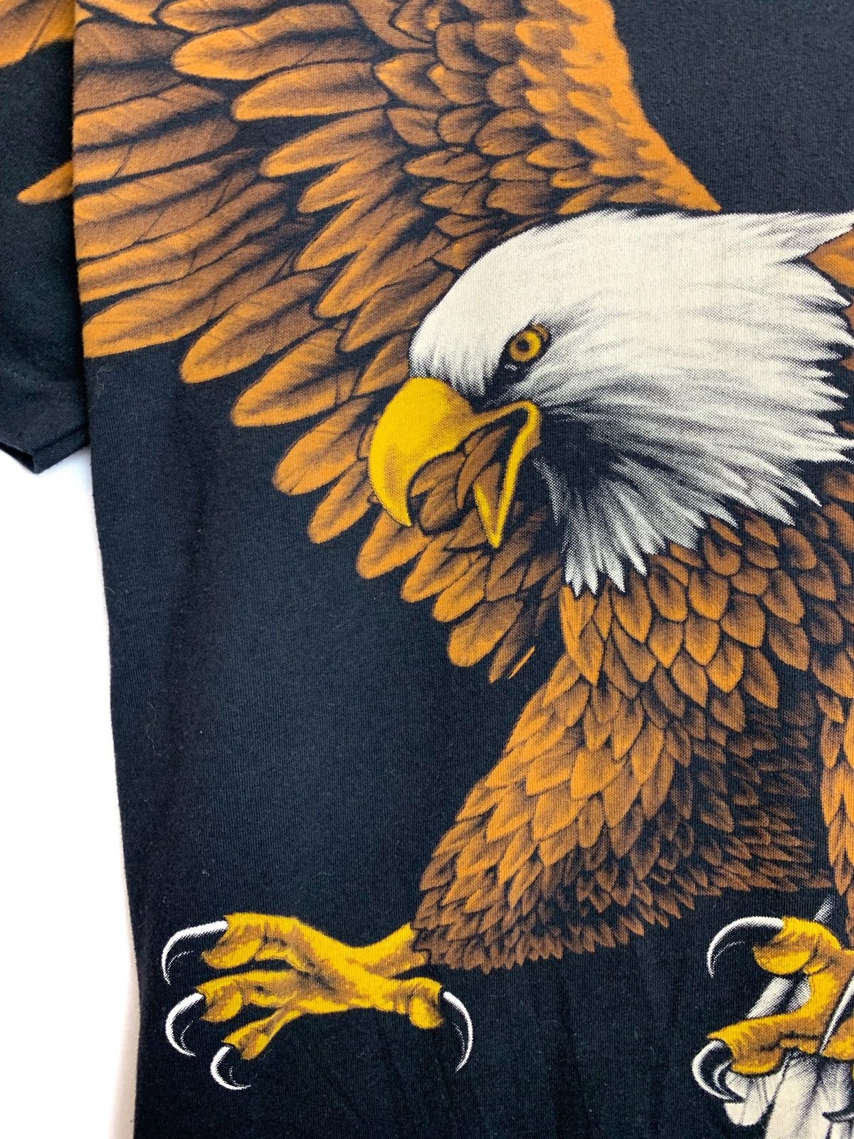 Vintage Vintage 90s BIG EAGLES DESIGN Full Print T-Shirt Size US L / EU 52-54 / 3 - 6 Thumbnail
