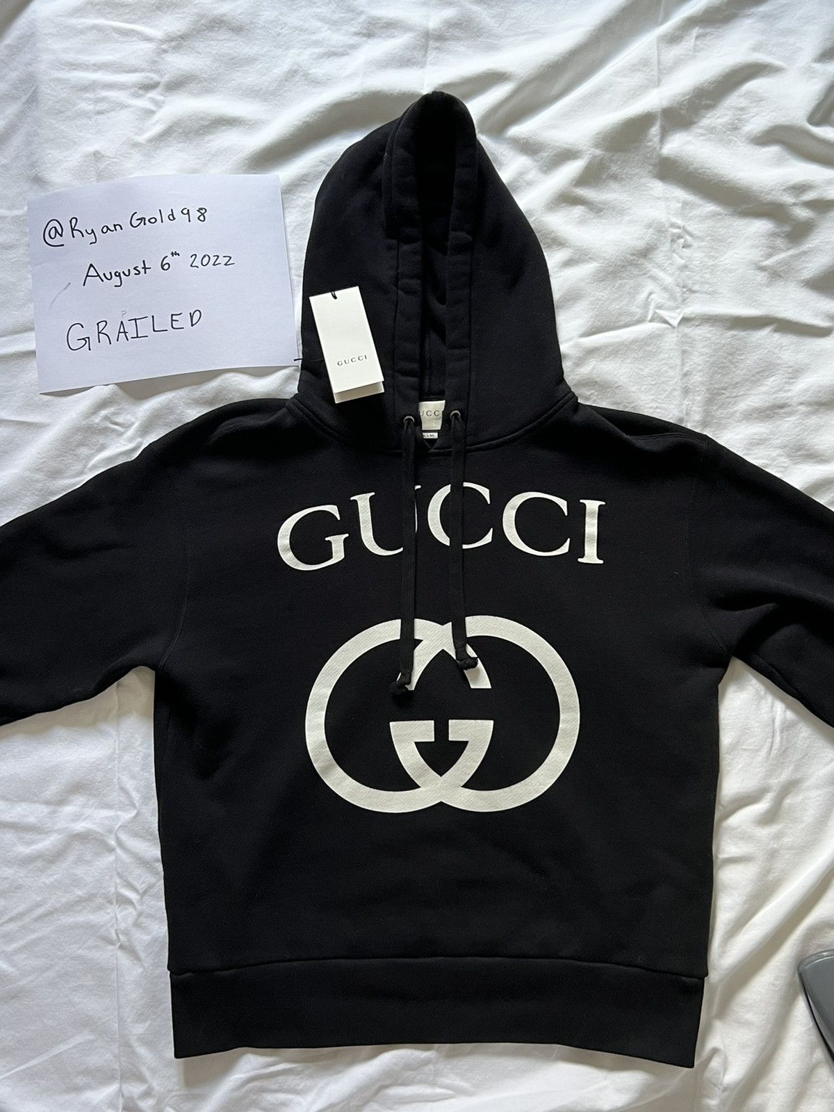 Gucci Gucci Interlocking G Hoodie L Black Grailed