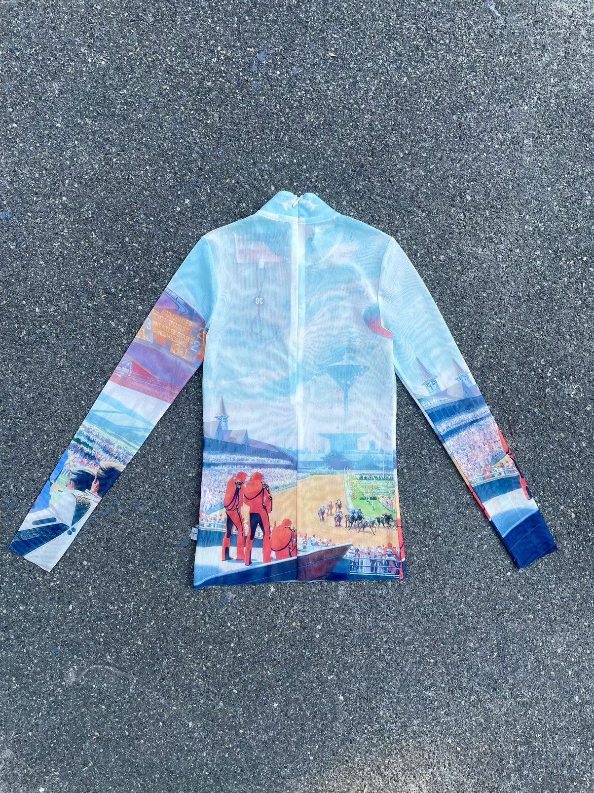 Opening Ceremony × Vintage Rare! Mesh Opening Ceremony x Syd Mead Art Long Sleeves Size US XS / EU 42 / 0 - 6 Thumbnail