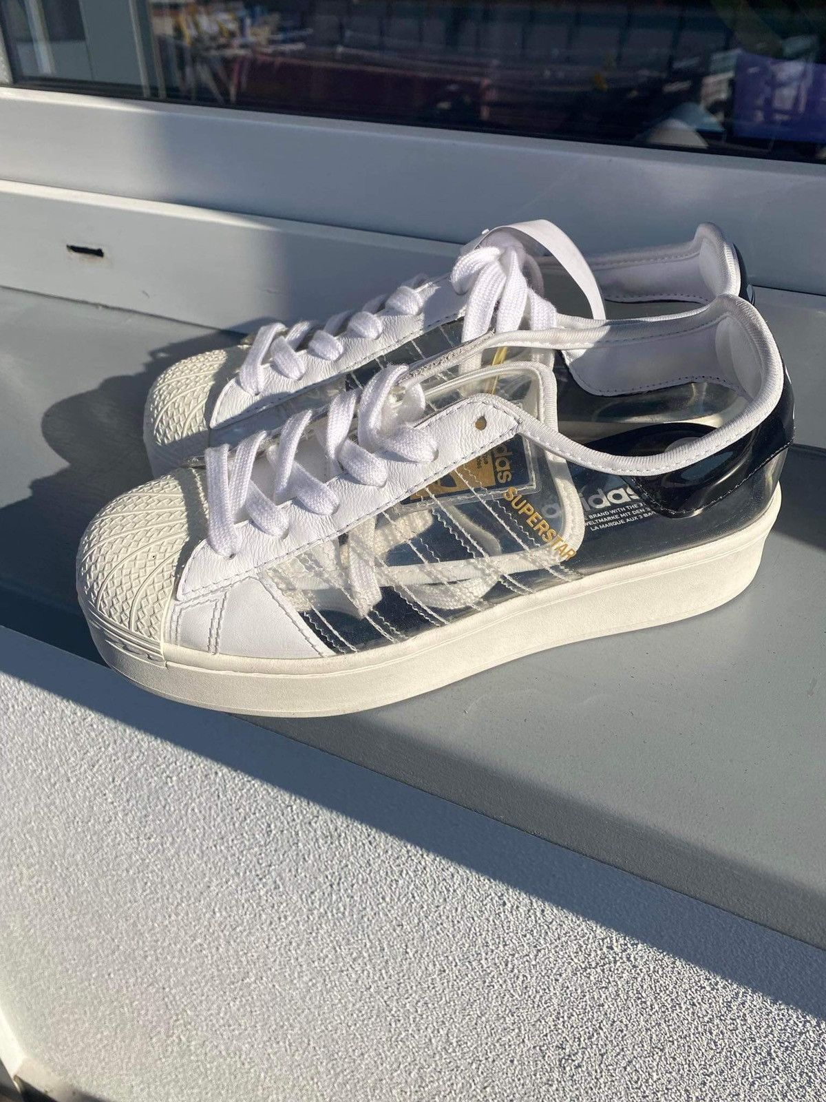 Adidas Adidas superstar transparent Grailed