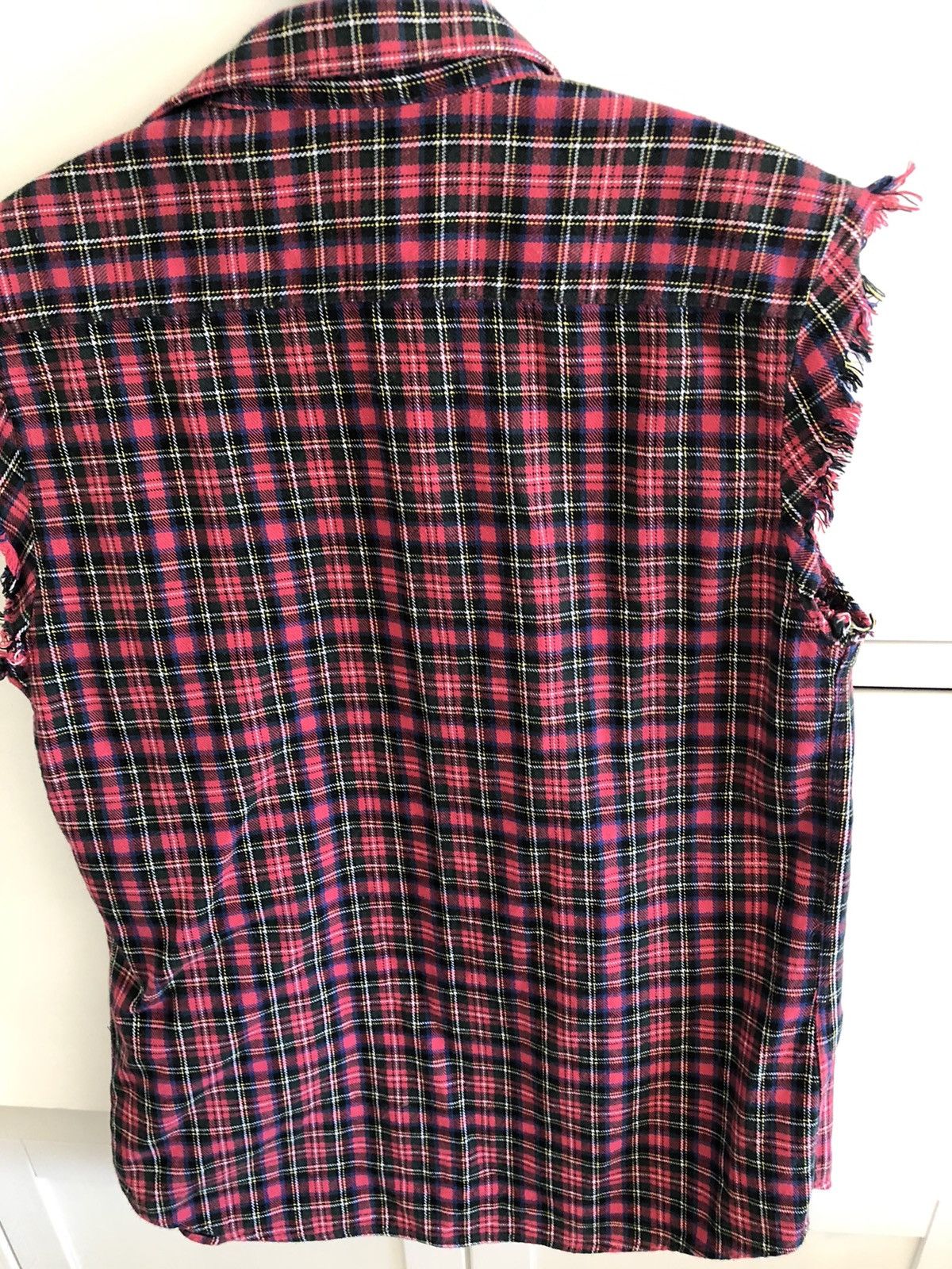 Topman Cut off plaid Size US M / EU 48-50 / 2 - 5 Thumbnail